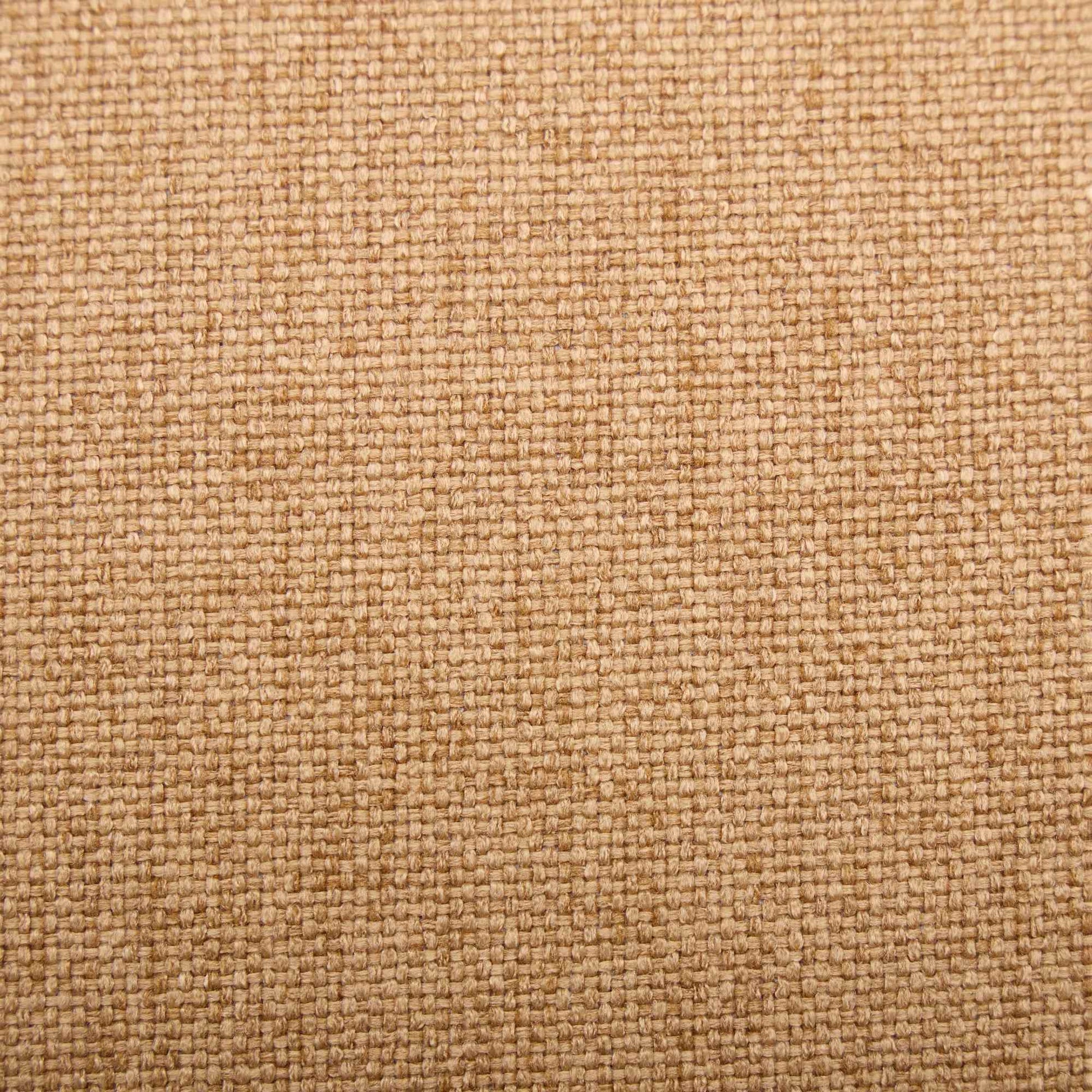 Celeste brown dining chair close-up of the upholstered seat and solid wood frame