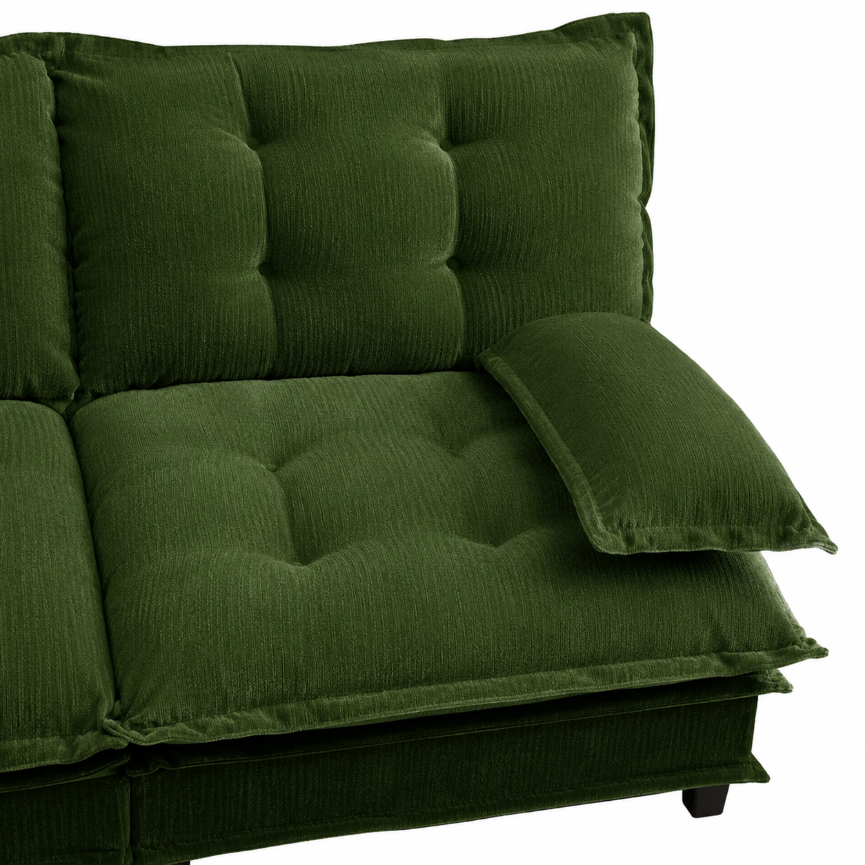 Chelsea 138" Tufted Chenille U-Shaped Modular Sectional Sofa with 2 Ottomans