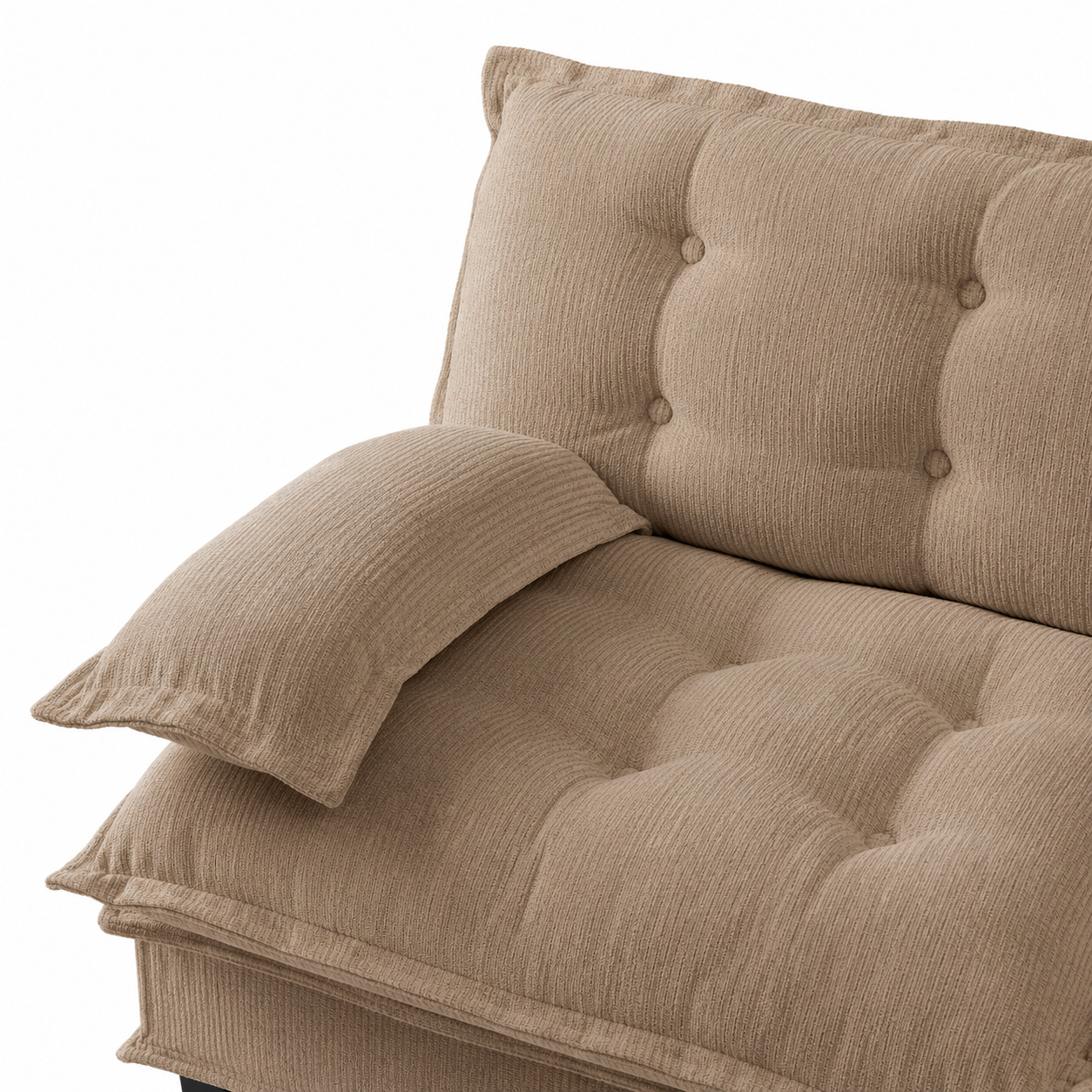 Chelsea 107" Modular Tufted Chenille U-Shaped Sectional Sofa with 2 Ottomans