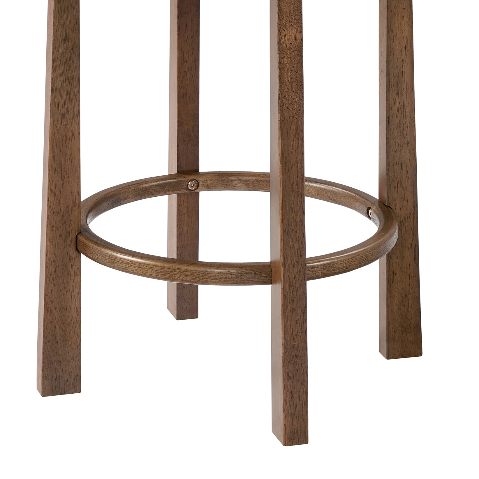 Etna ivory upholstered bar stool showing  detail