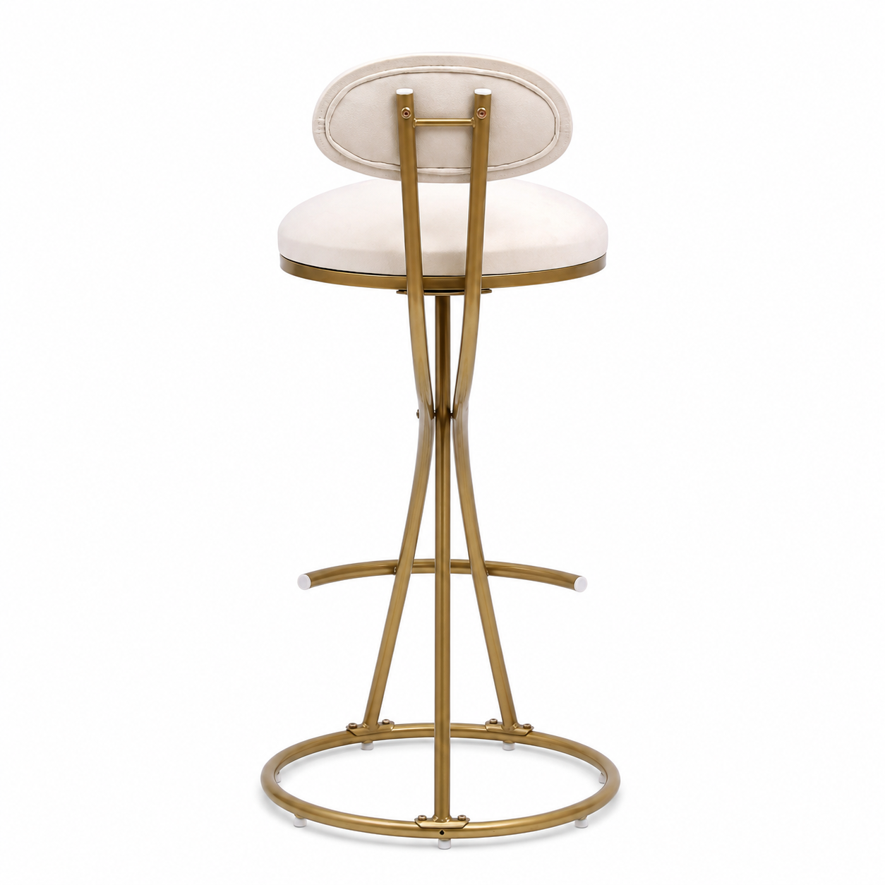 Gavi 28" Velvet Bar Height Stools Set of 2