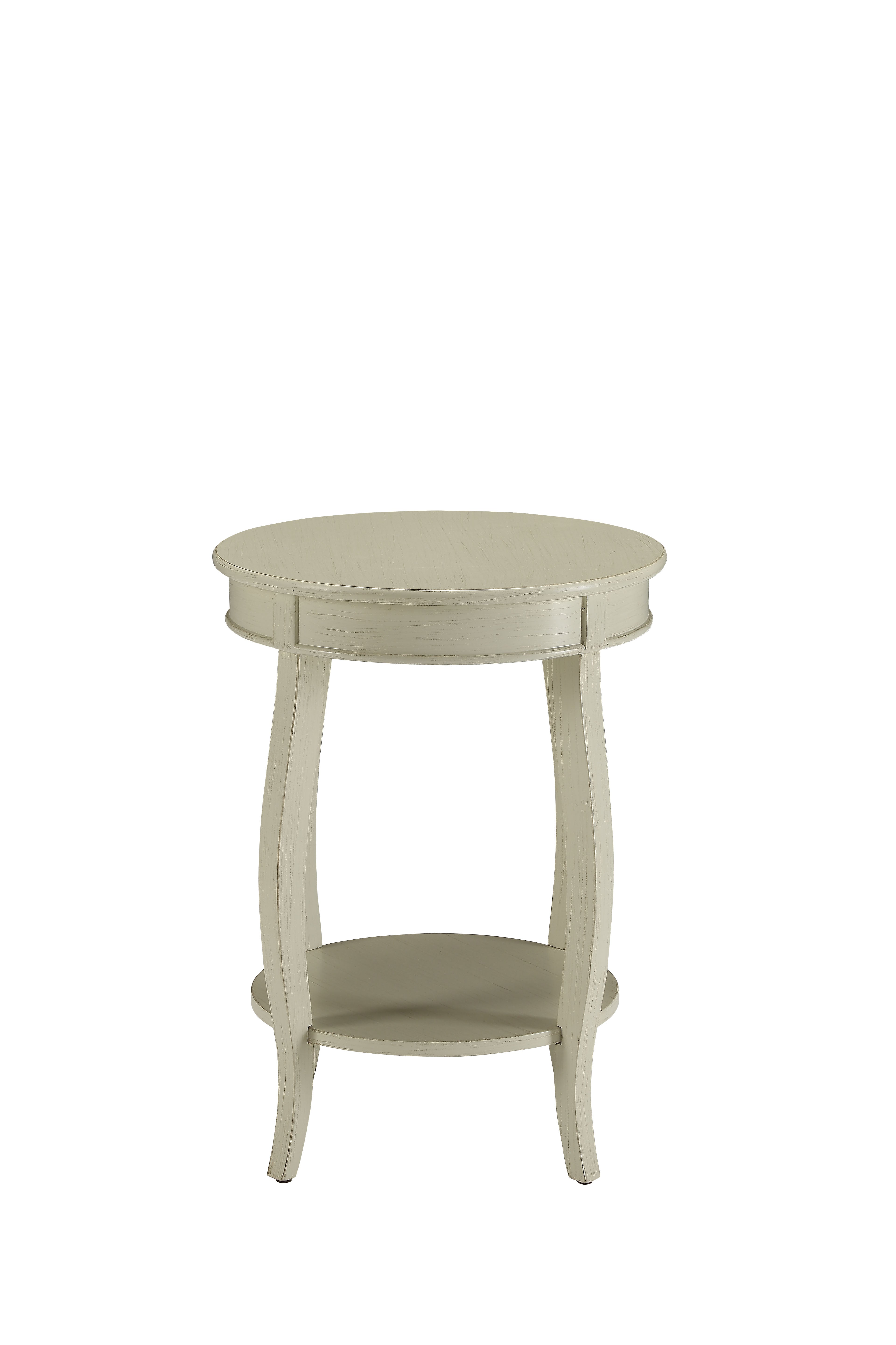 Gila white side table showing isolated product image on white background