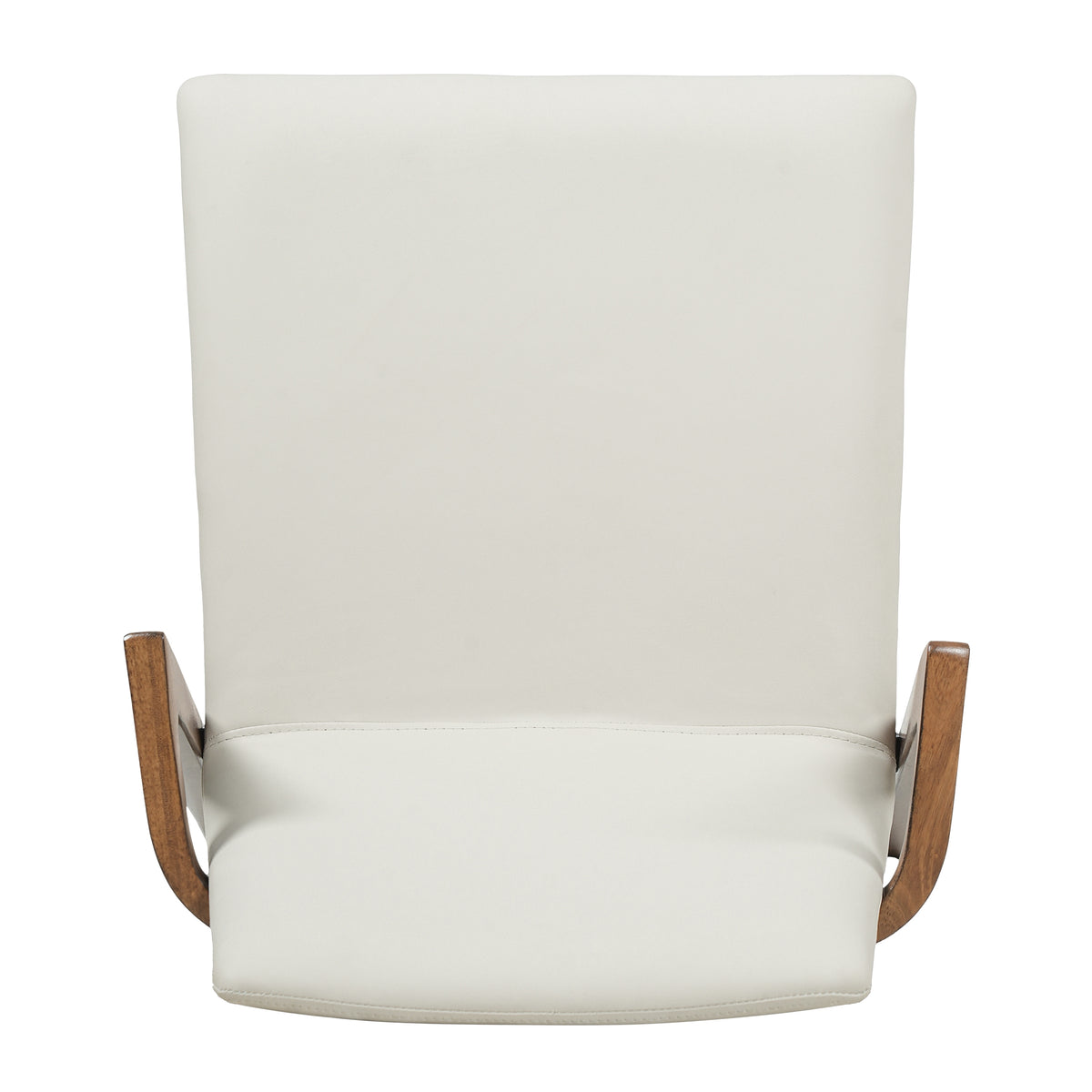 Isar beige upholstered dining chair seat detail