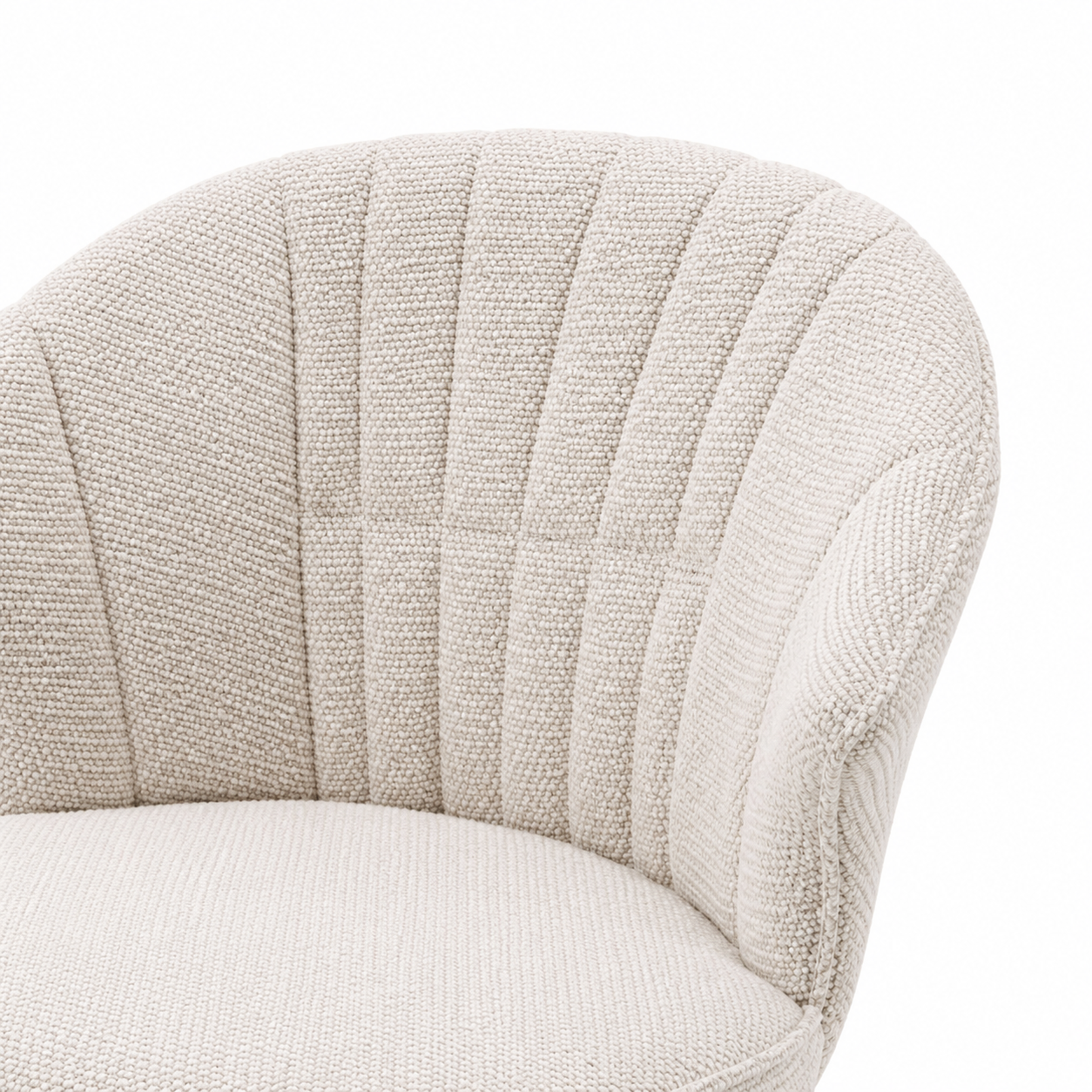 Jumilla 25" Chenille Upholstered Swivel Counter Height Bar Stool Set of 2