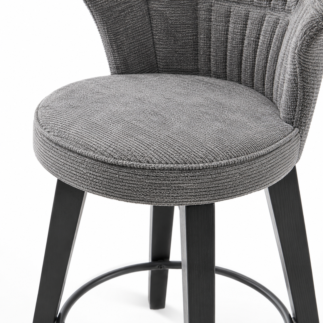 Chenille Upholstered Seat