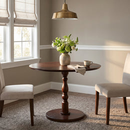 Monaco 23" Modern Wood Round Side Table