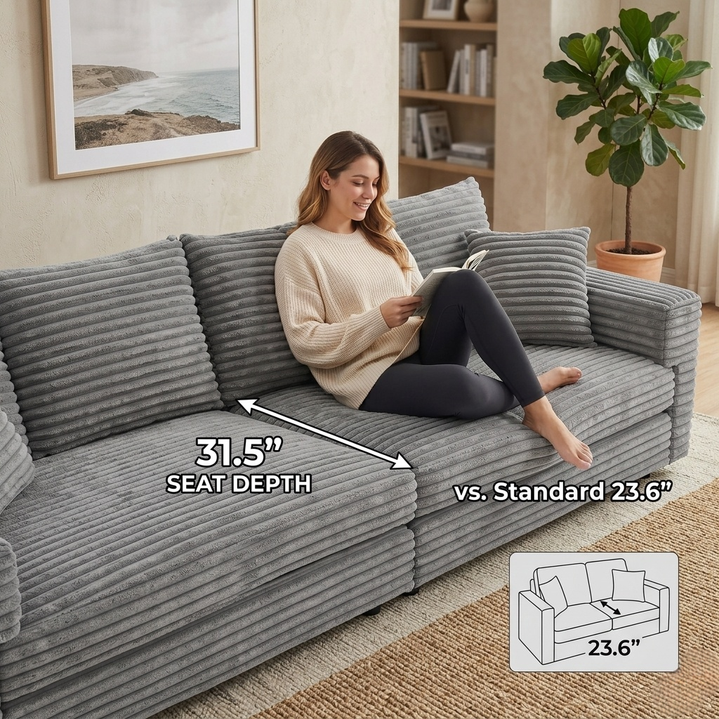 Deep Cushioned Seat