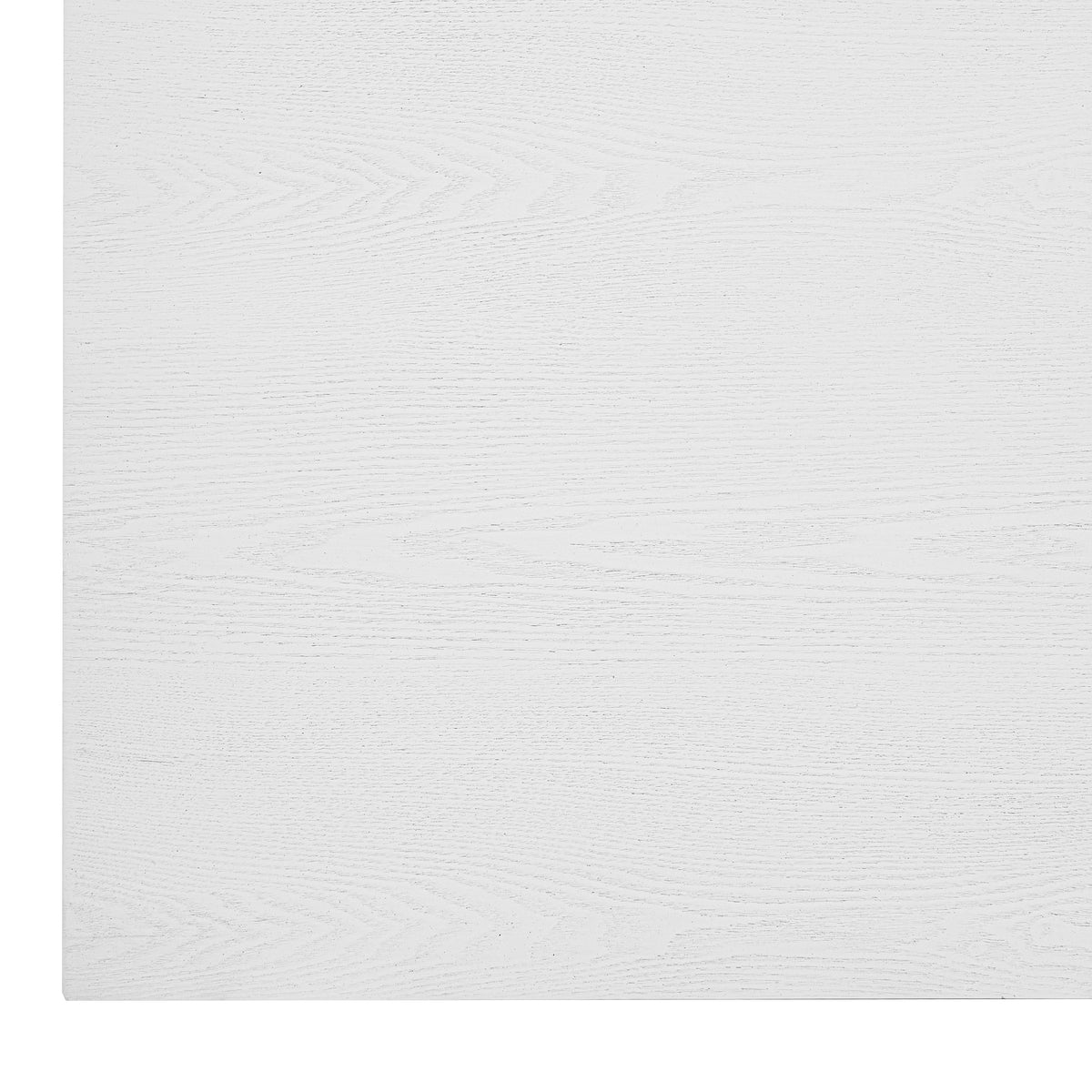 Pulse white writing desk showing white finish detail