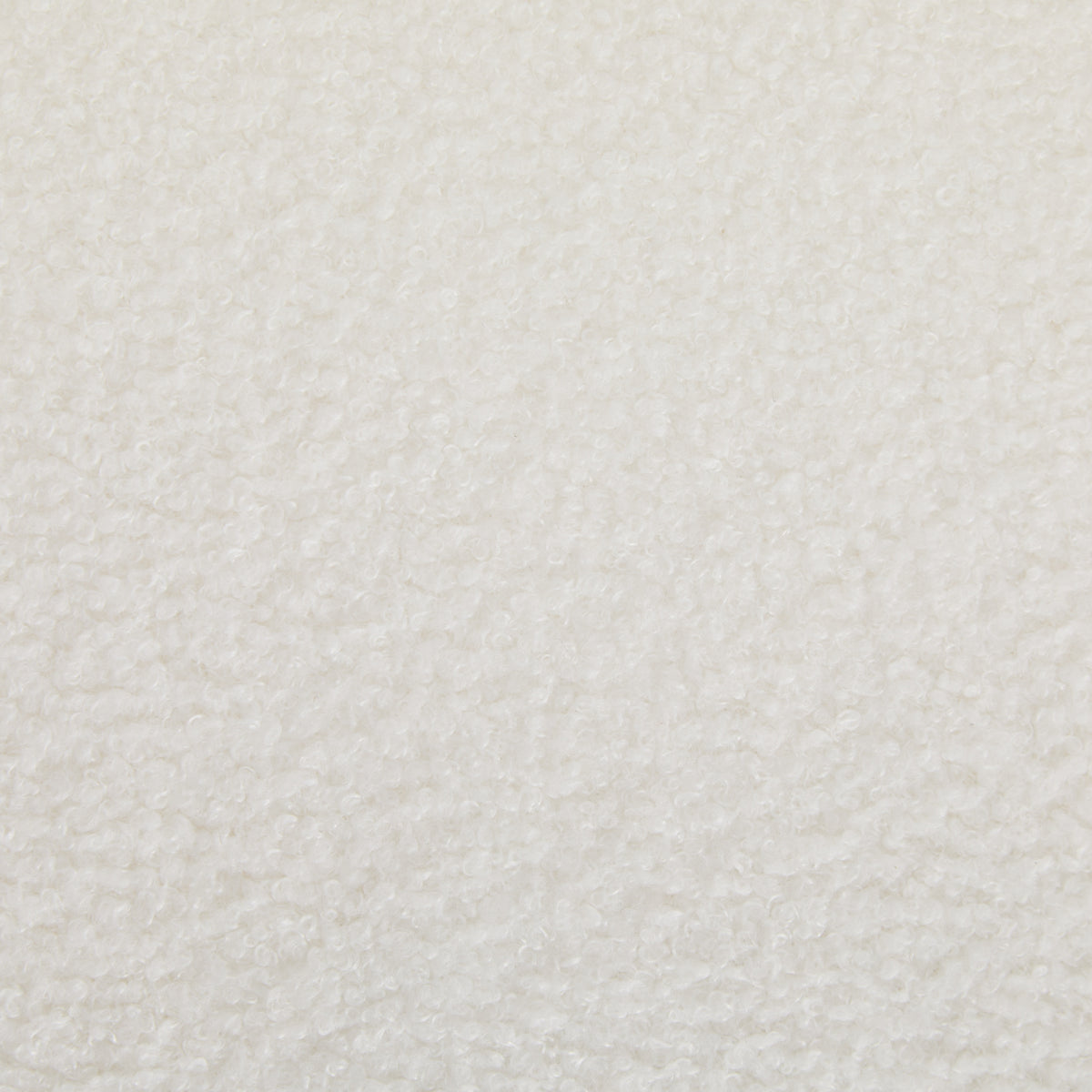 Soca white dining armchair showing boucle upholstery fabric texture detail
