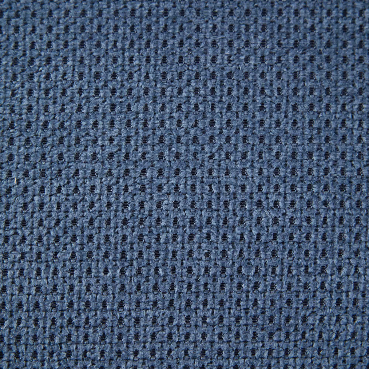 Tiberis blue dining chair showing fabric texture detail