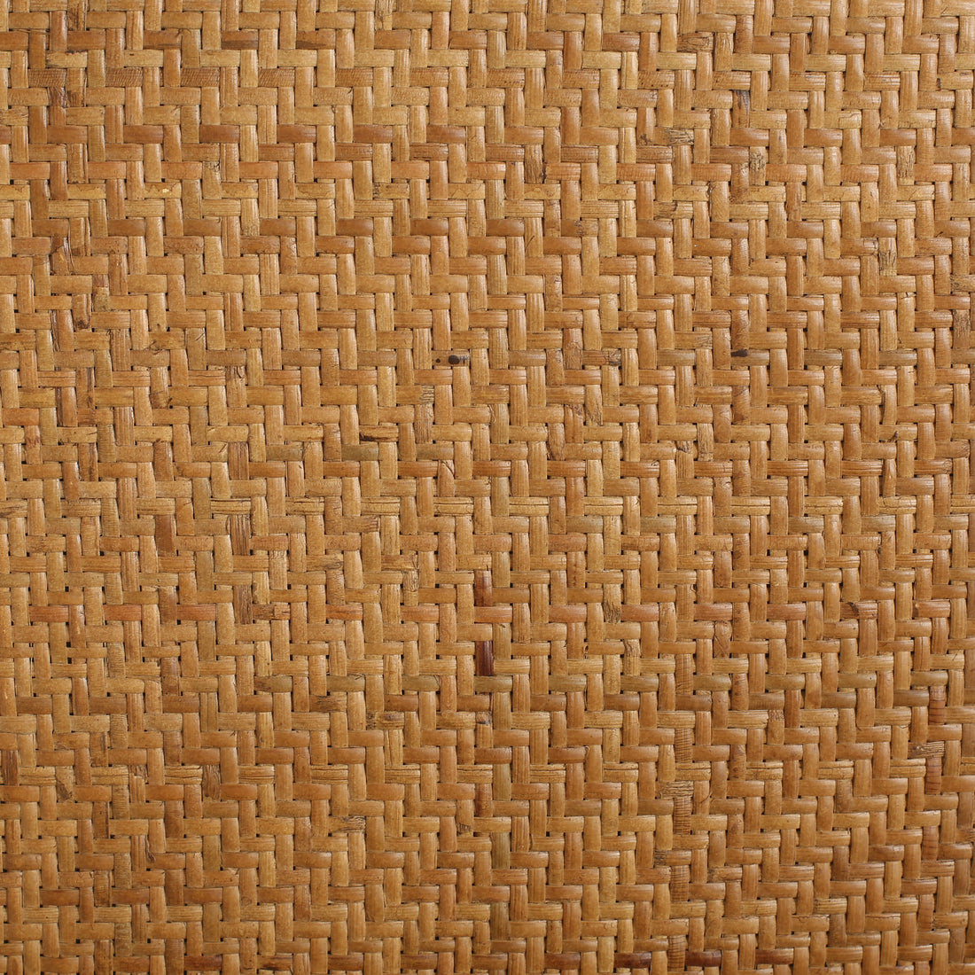 Vattern brown dining chair close-up of the woven rattan cane texture