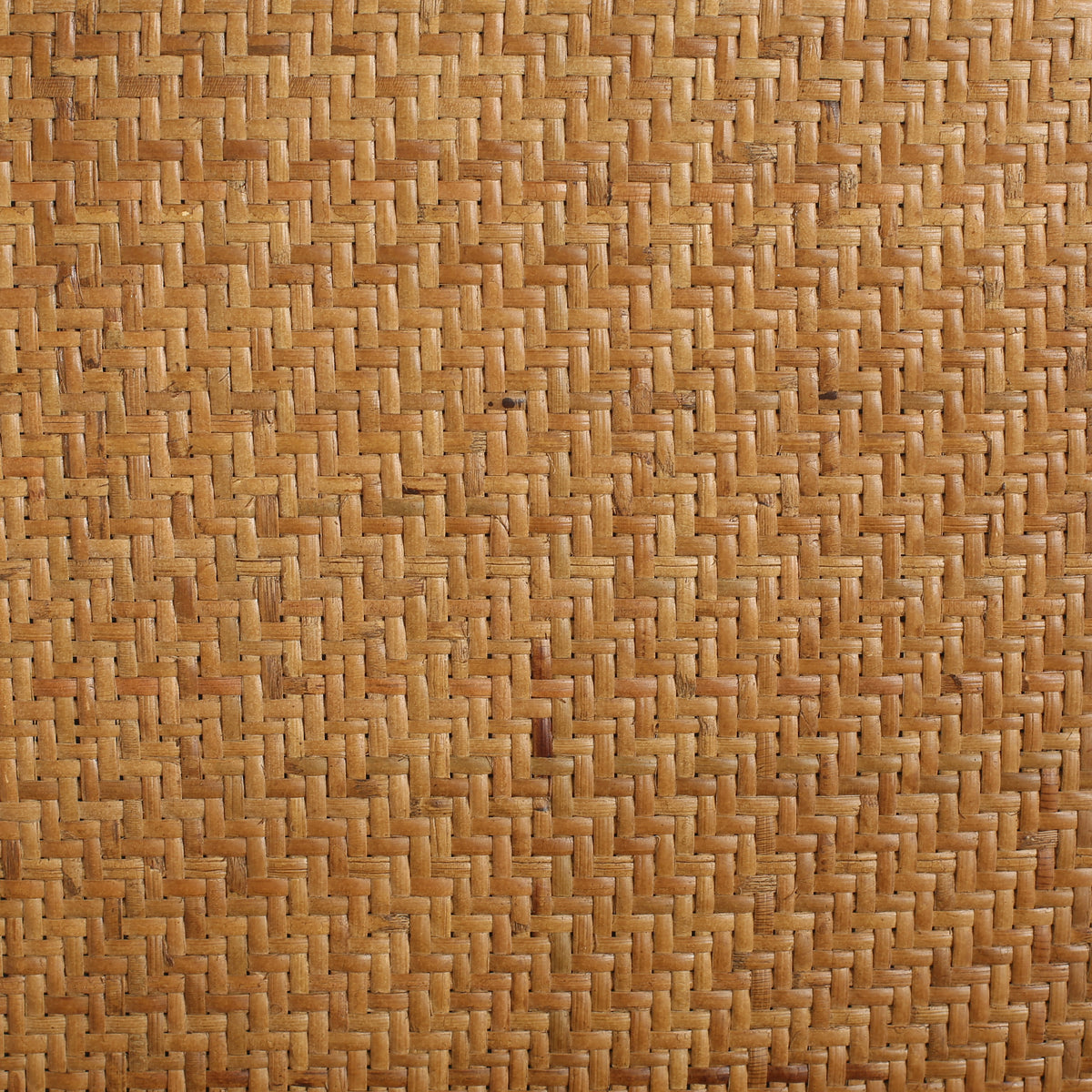 Vattern brown dining chair close-up of the woven rattan cane texture