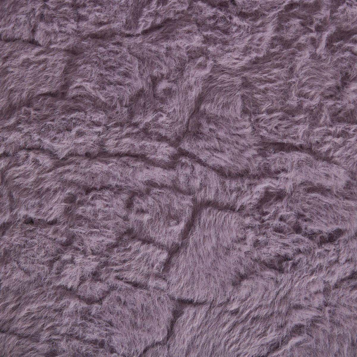 Velin purple office chair showing faux fur upholstery texture detail
