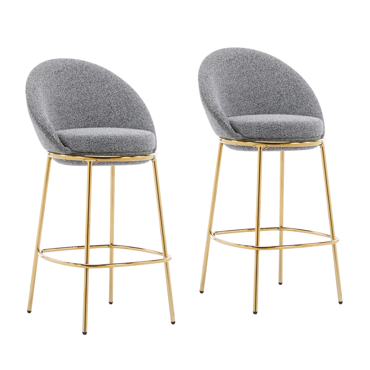 arra grey bar stool showing pair angled view