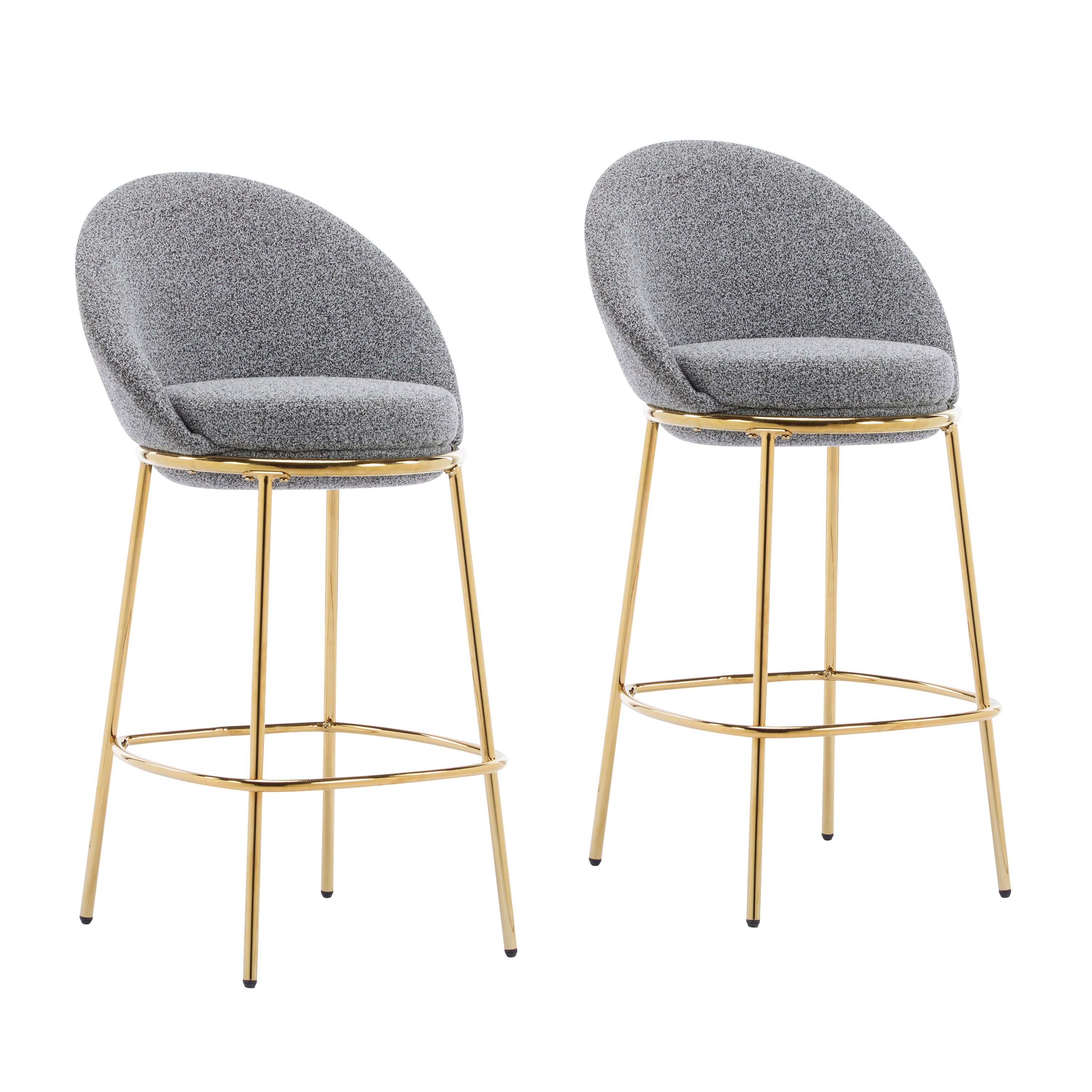 arra grey bar stool showing pair angled view