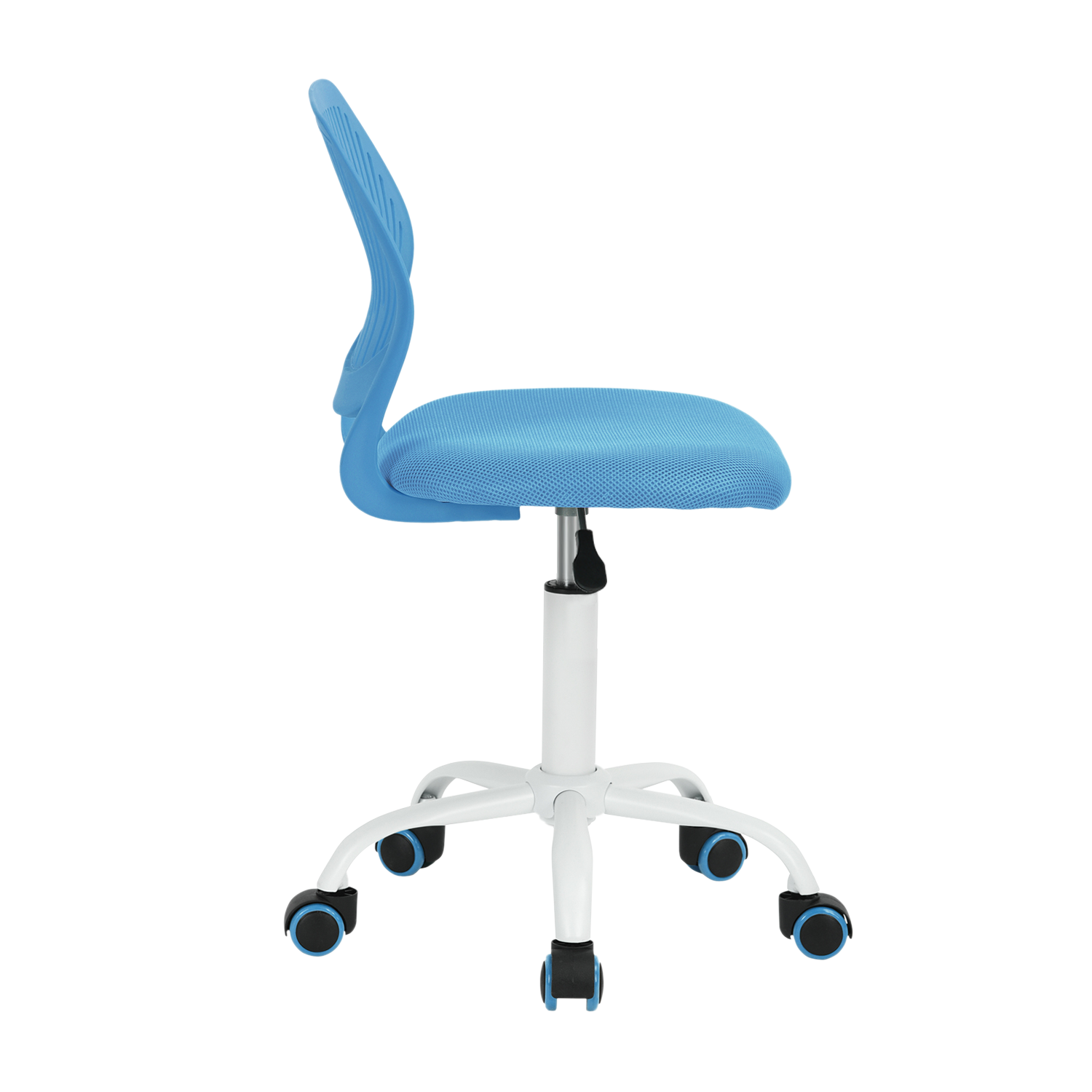 Homy Casa Carnation PP Backrest Office Chair - Stylish & Durable Design, blue