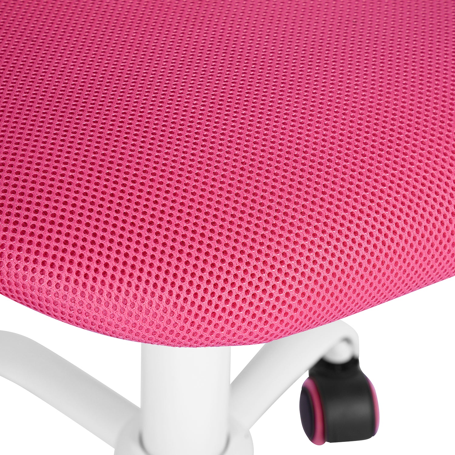 Baseline White Study Table Set with CARNATION Pink Office Chair