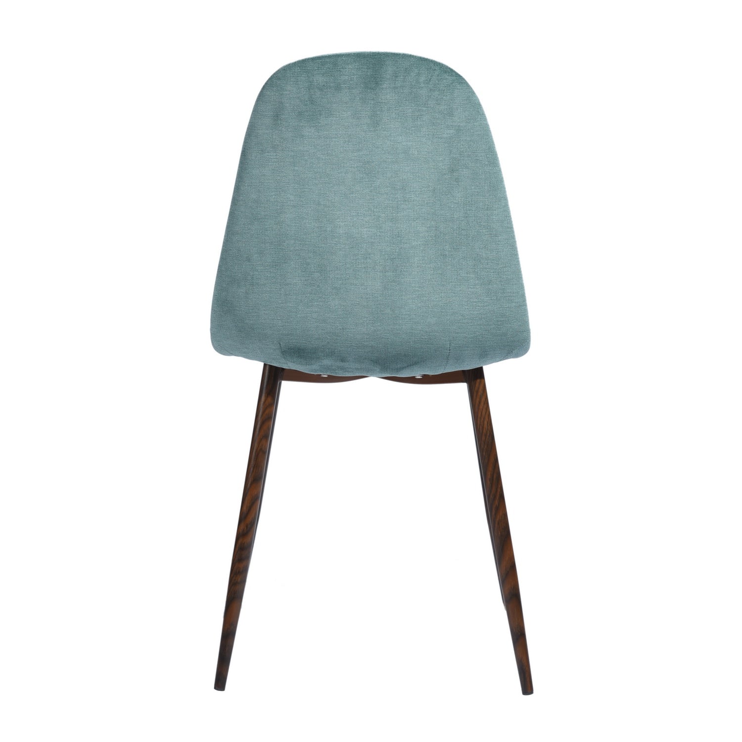 Open Box Homy Casa CHARLTON TERRY FABRIC GREEN Dining Chair "17.32 x 20.87 x 34.25 in" Modern Seating for Home and Office