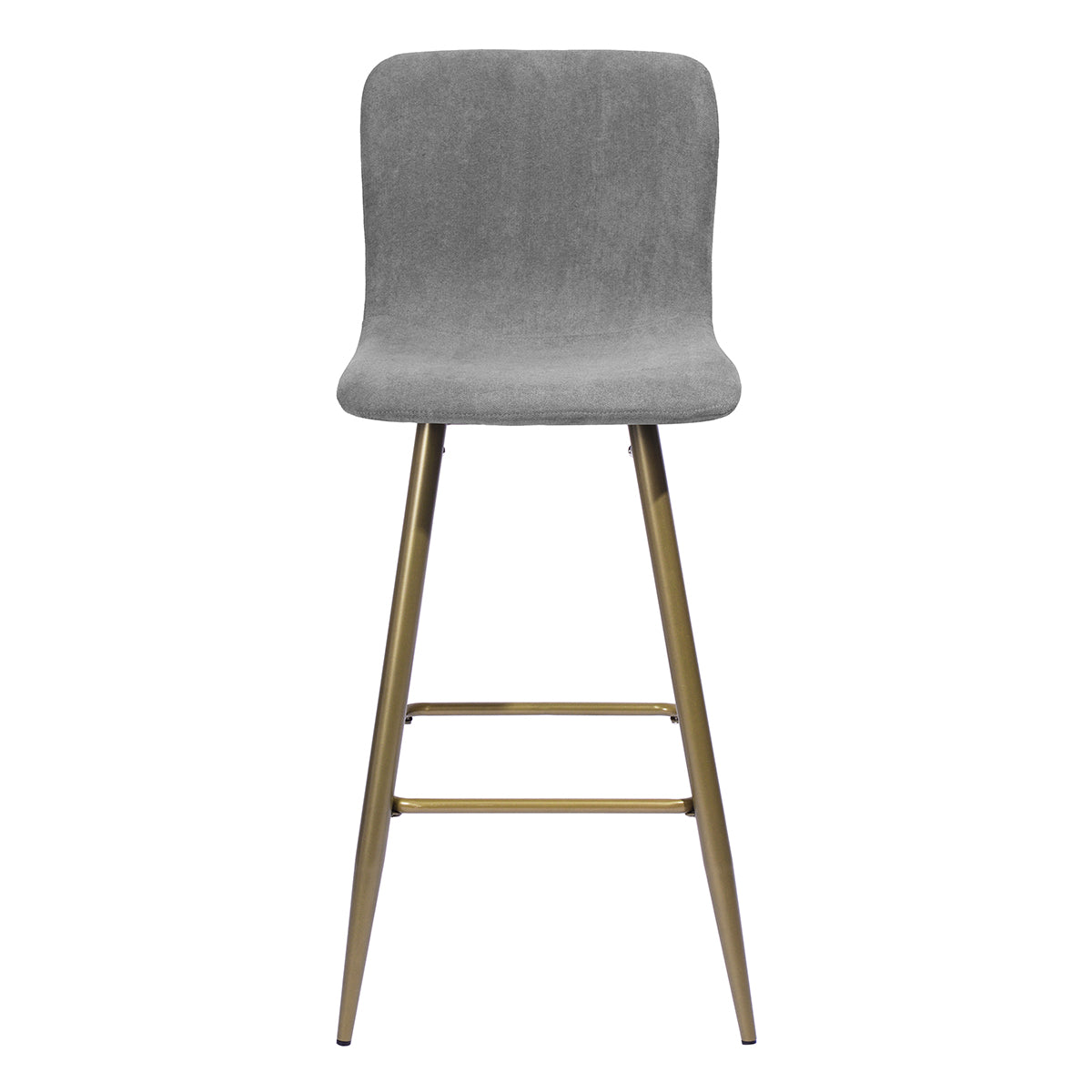 Homy Casa Scargill Counter 26 Dark Grey Gold Leg Swivel Barstool Open Box