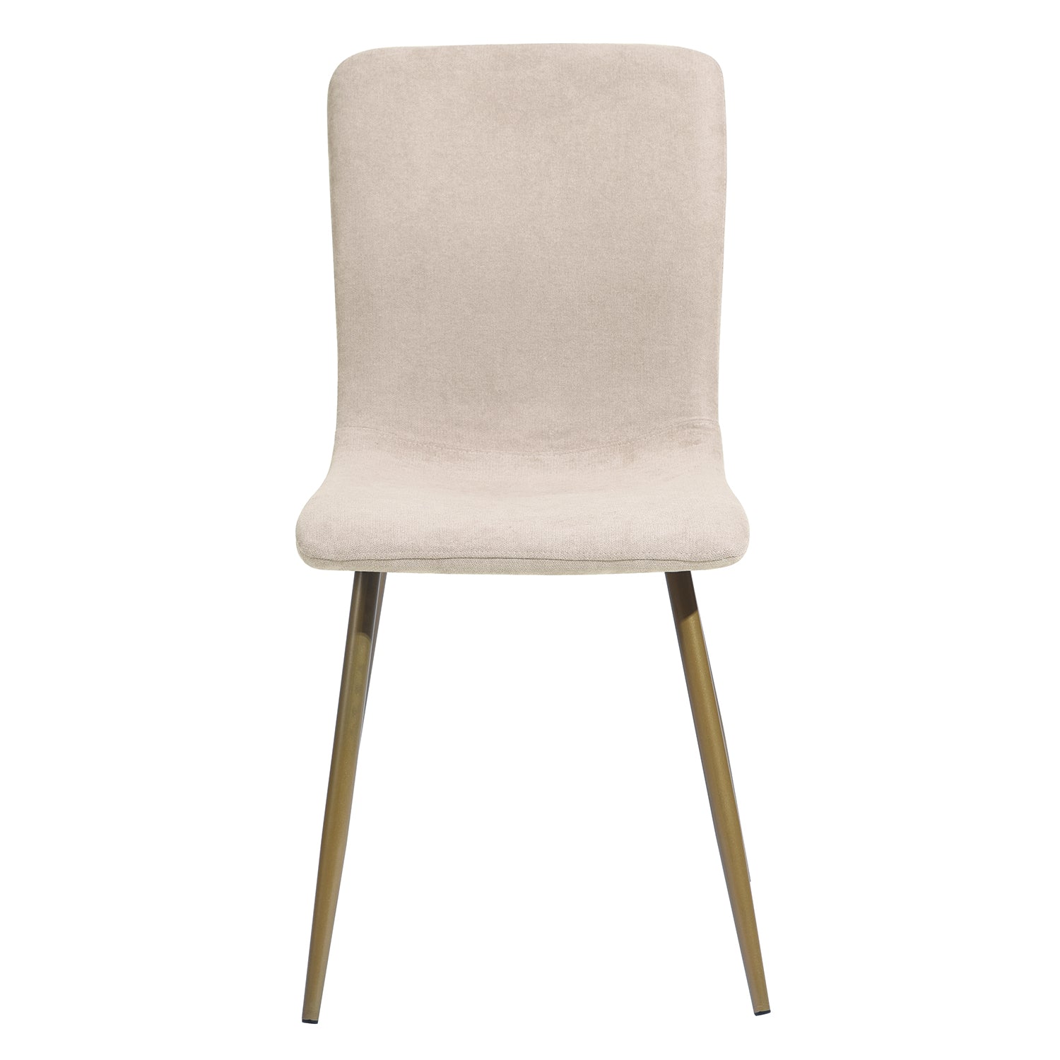 Homy Casa CAJON 150+SCARGILL 5-Piece Dining Set 59" White Marble Dining Table with 4 Scargill Beige Chairs Open Box