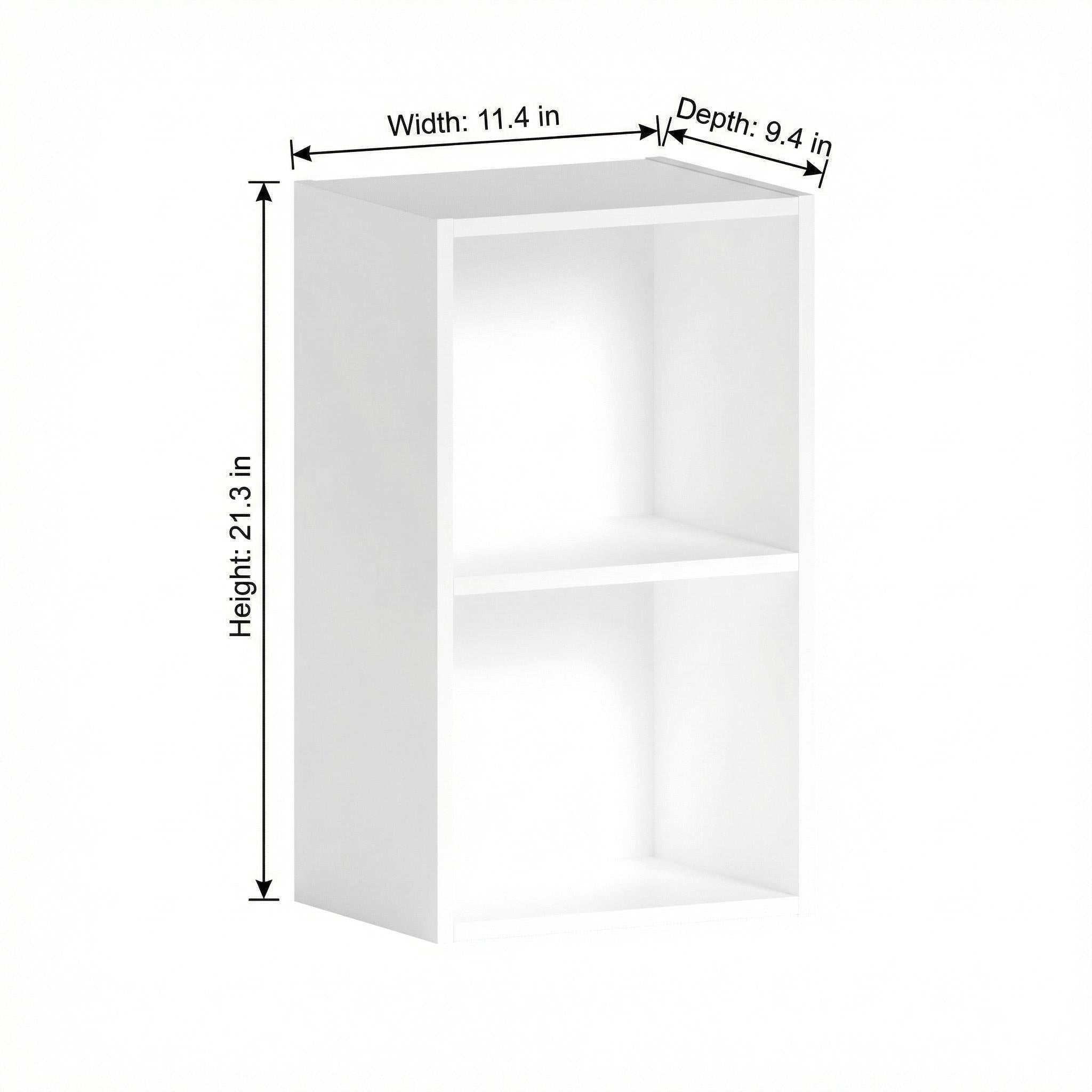 MANDI II Modern MDF Two-Sided Storage Cabinet 29x23.8x54cm White