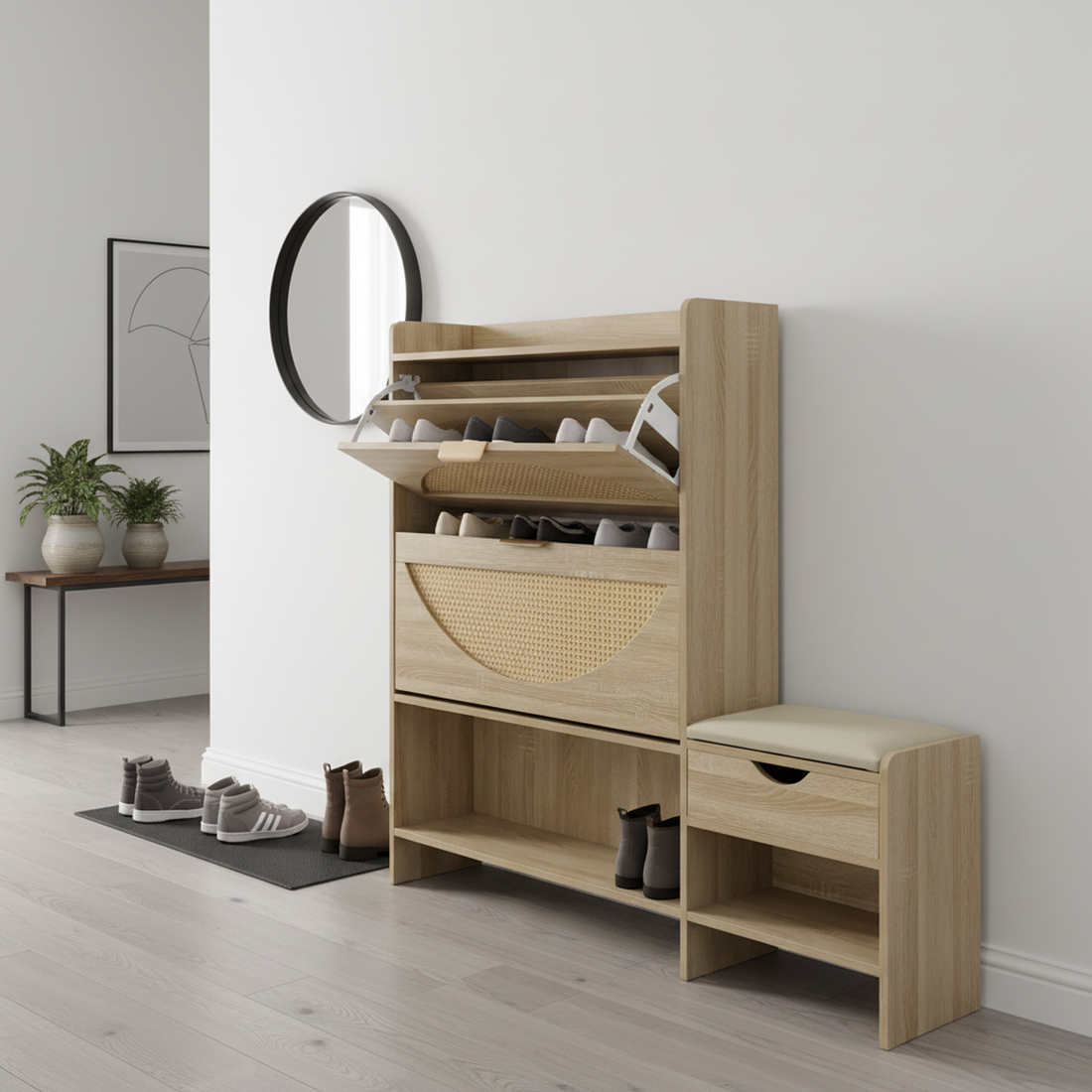 Smart Flip-Drawer Storage