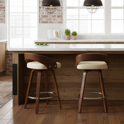 Barolo 26" Swivel Counter Height Bar Stools Set of 2