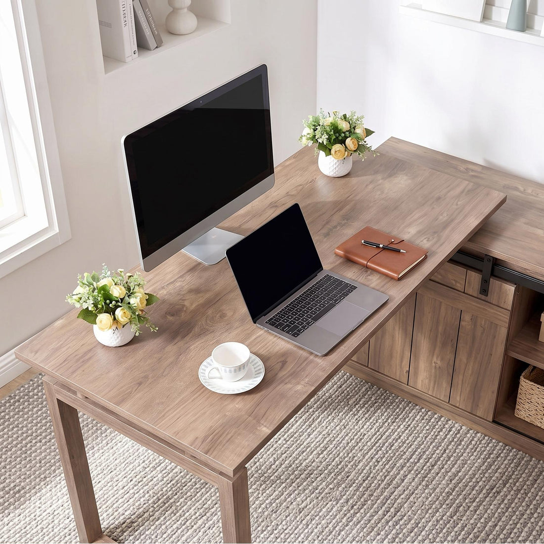Spacious Work Surface
