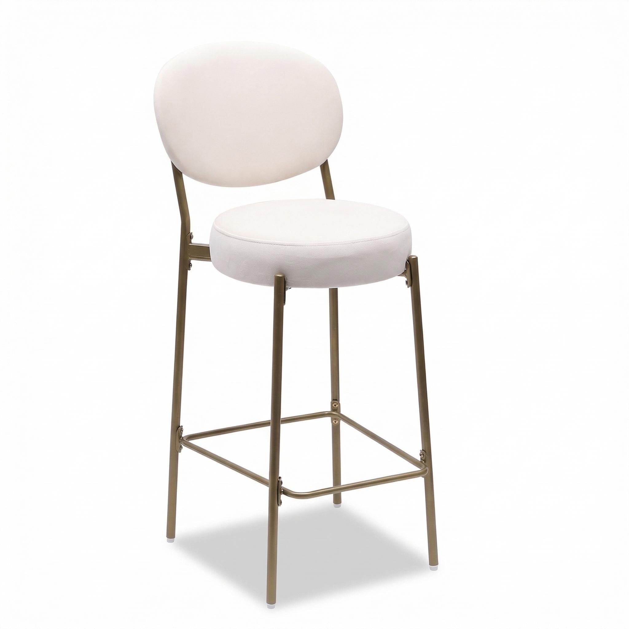 Amarone 29" Bar Height Upholstered Bar Stools Set of 2