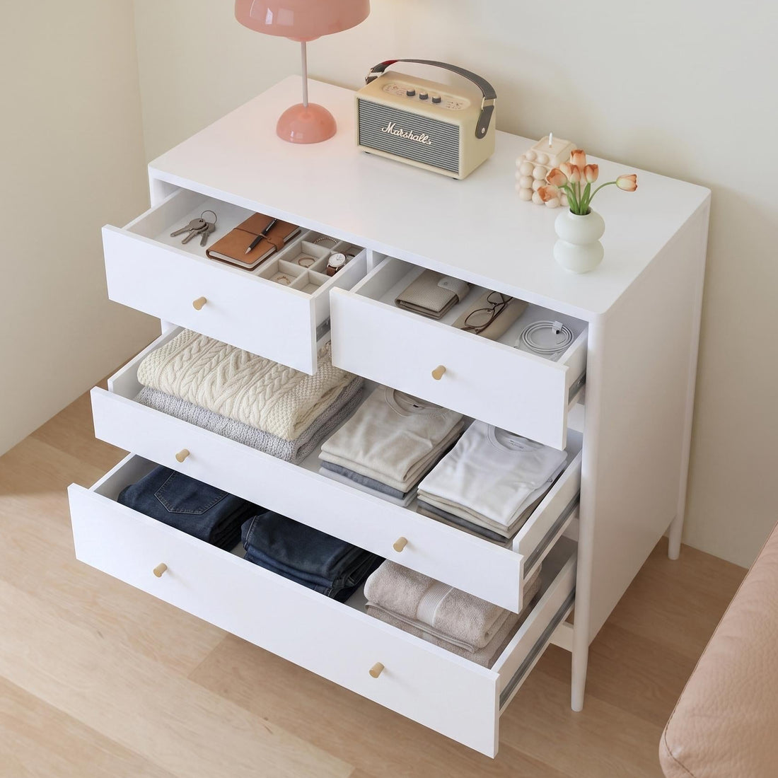 Four Drawers Layout