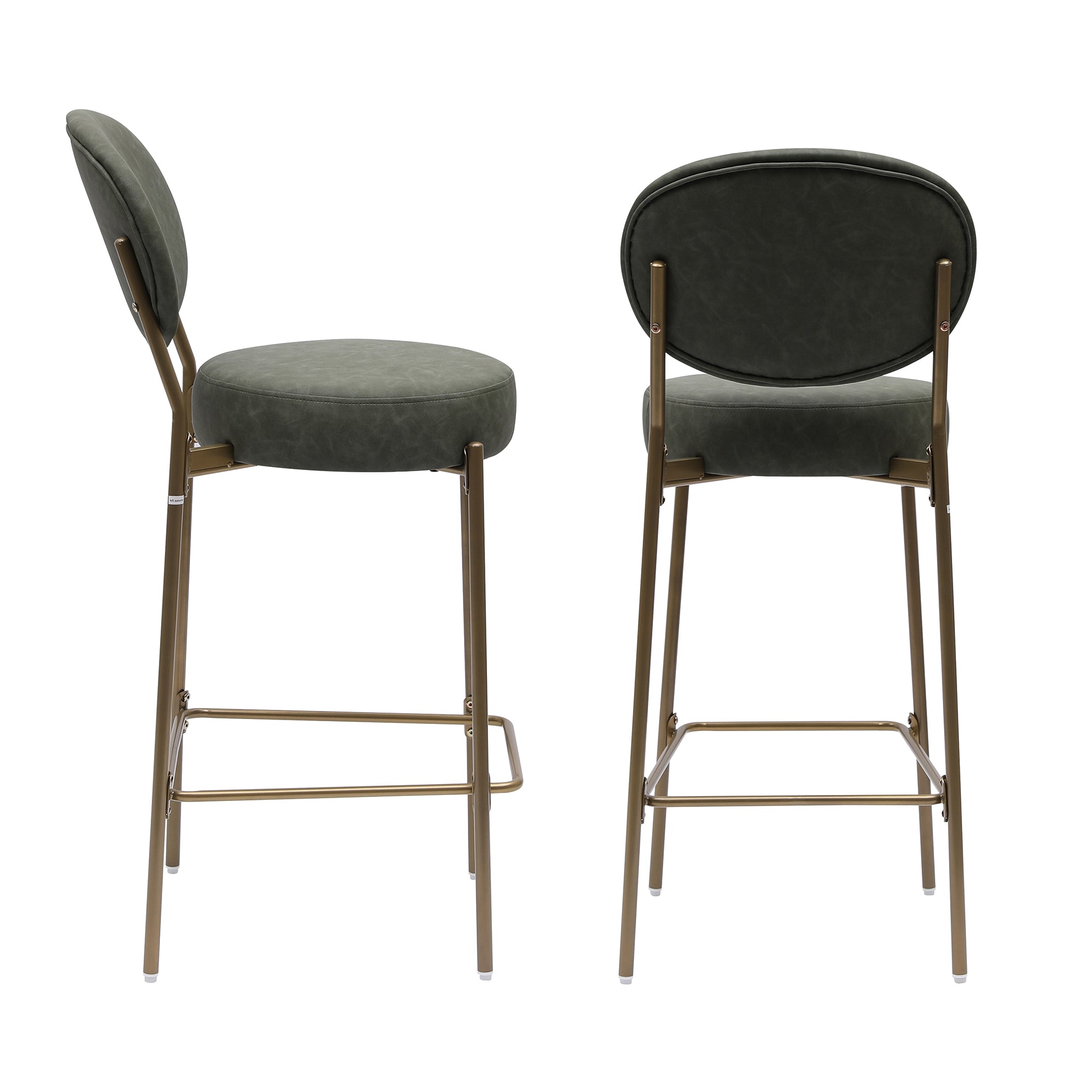 Amarone 29" Bar Height Upholstered Bar Stools Set of 2