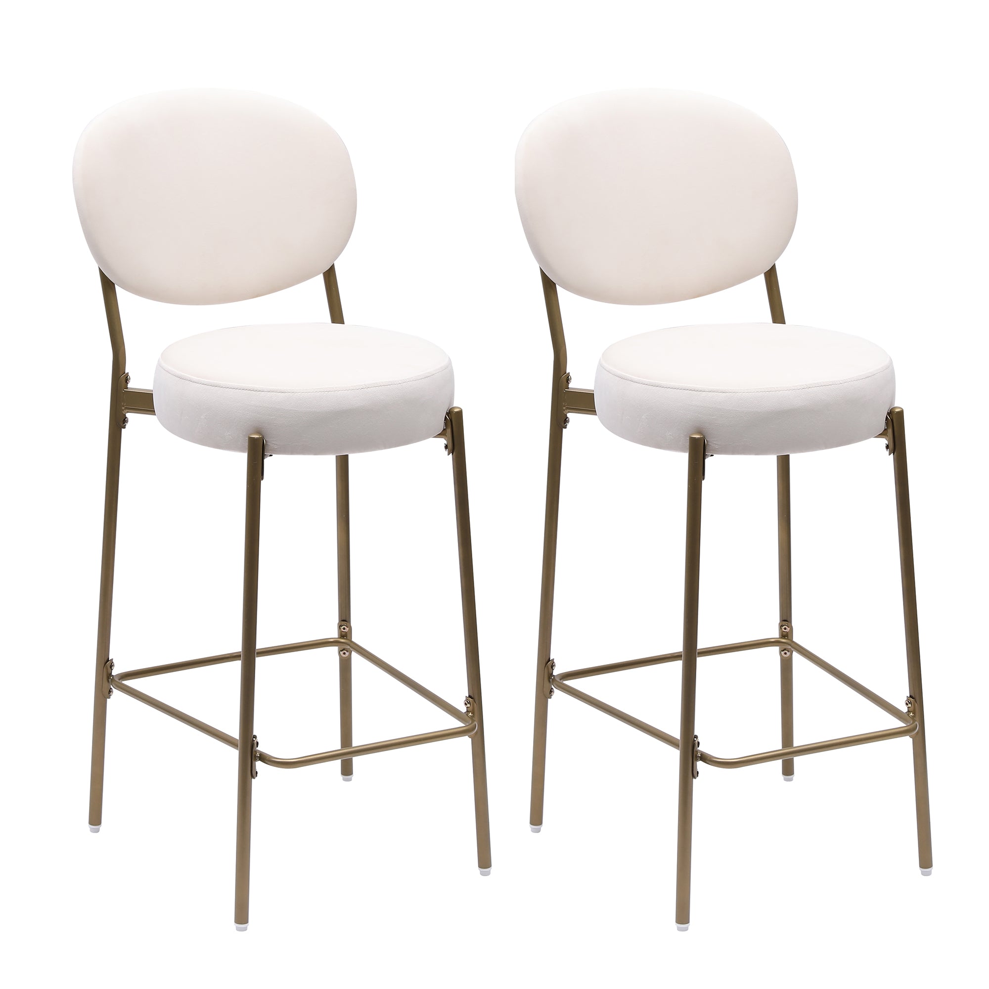 Amarone 29" Bar Height Upholstered Bar Stools Set of 2