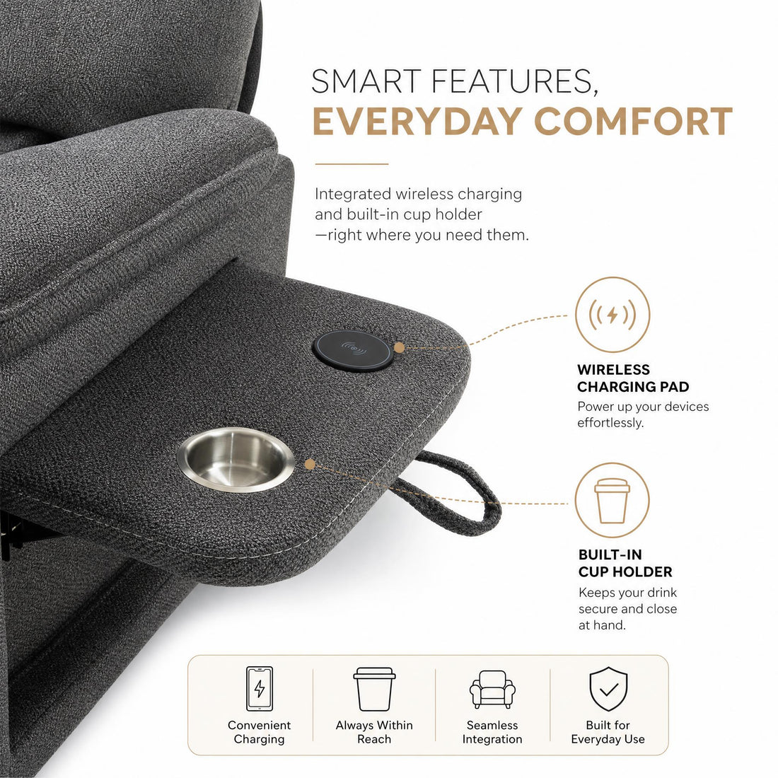 Wireless Charging Armrest