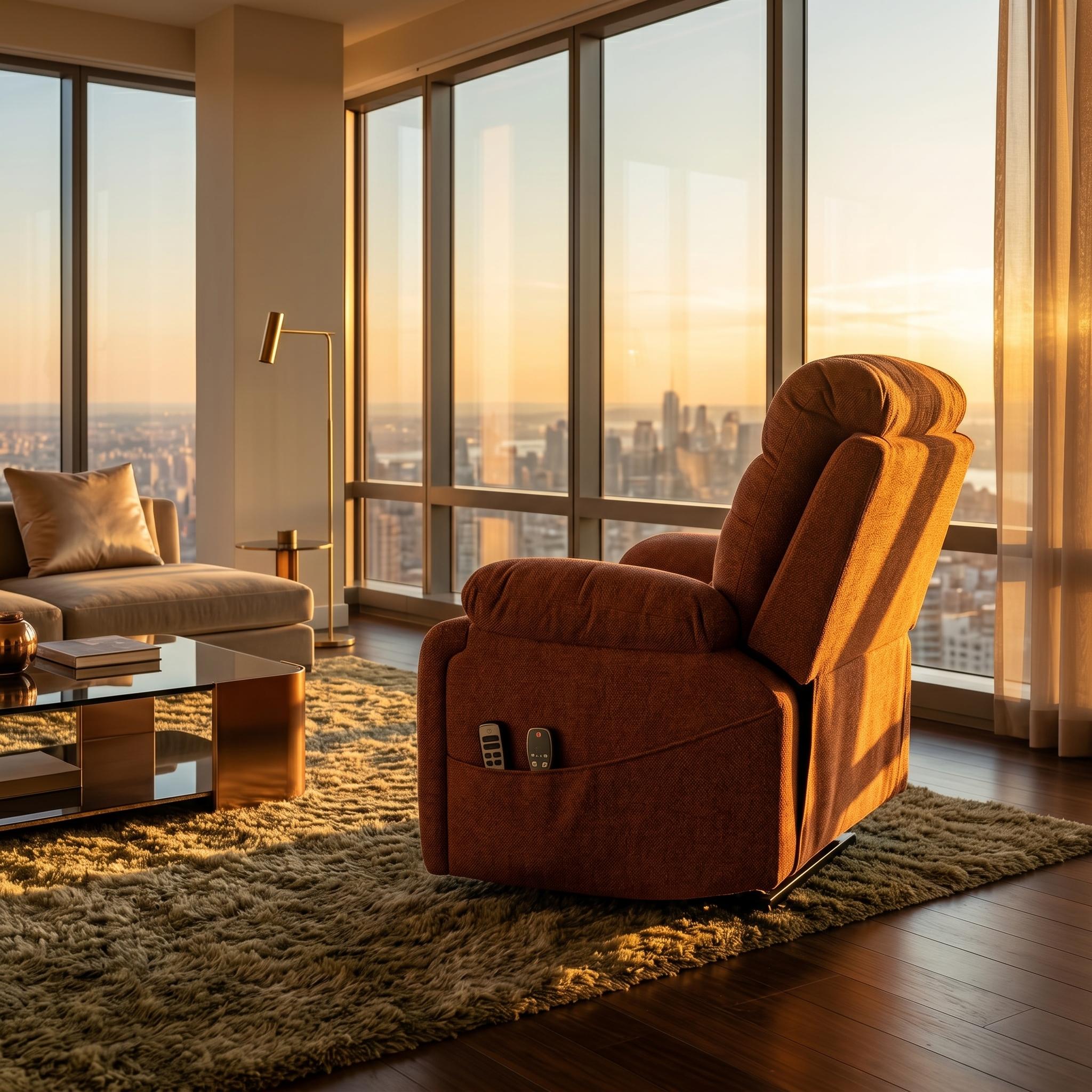 Guymon 41" Oversized Velvet Power Lift Recliner Chair with Dual Motor and 180° Lay-Flat