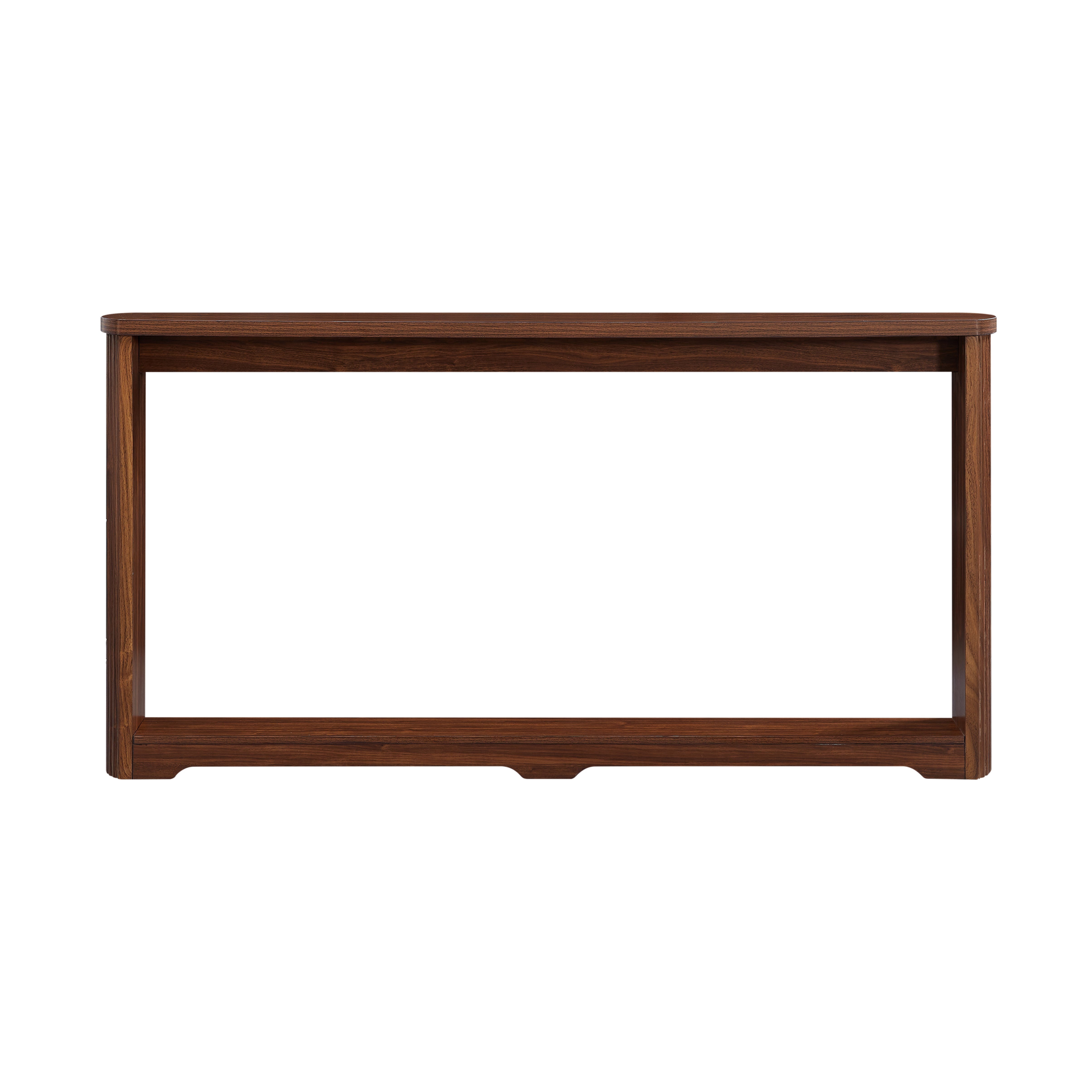 Kivik 70.1” Wooden Console Table with Corrugated Texture
