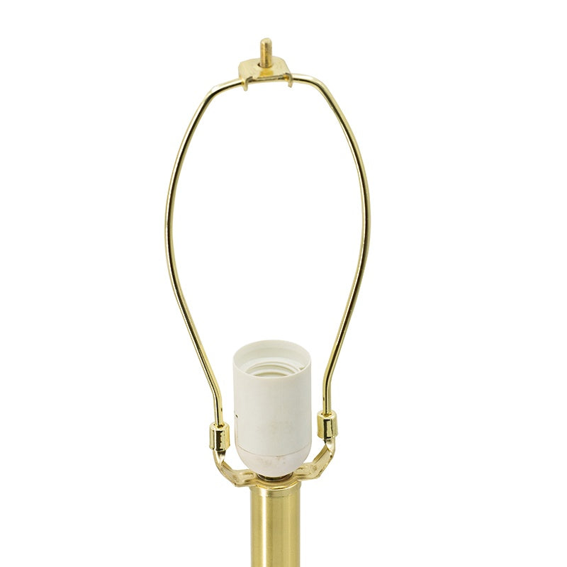 Luster Marble Table Lamp with Gold Marble Base