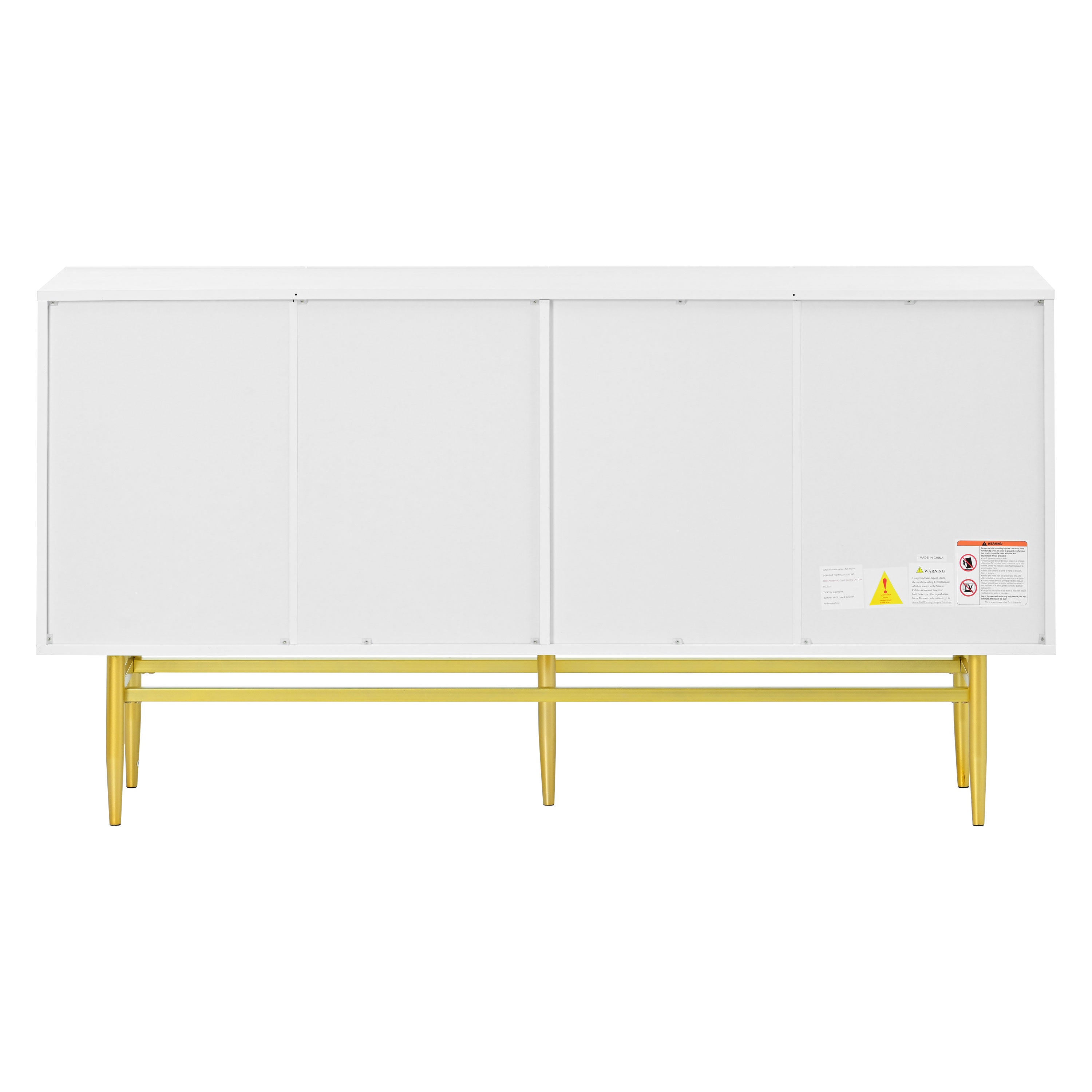 Milan 4-Door Sideboard Buffet Cabinet