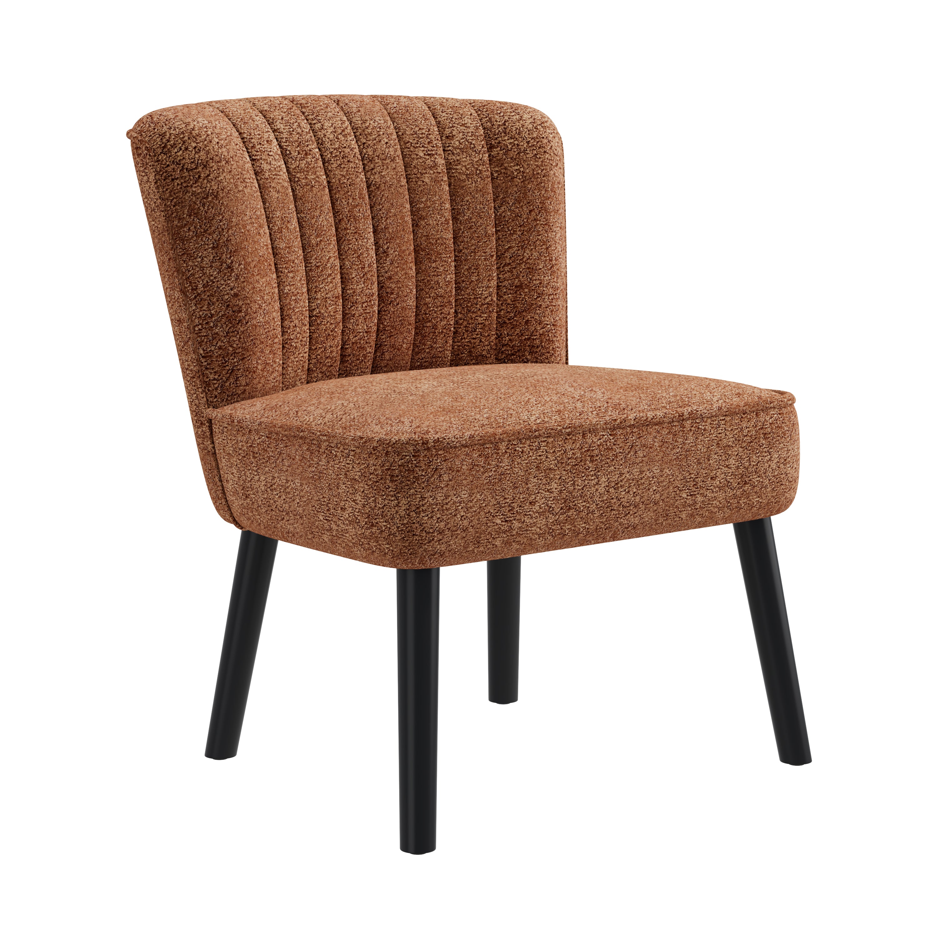 Moab Mid-Century Shellback Upholstered Accent Chair