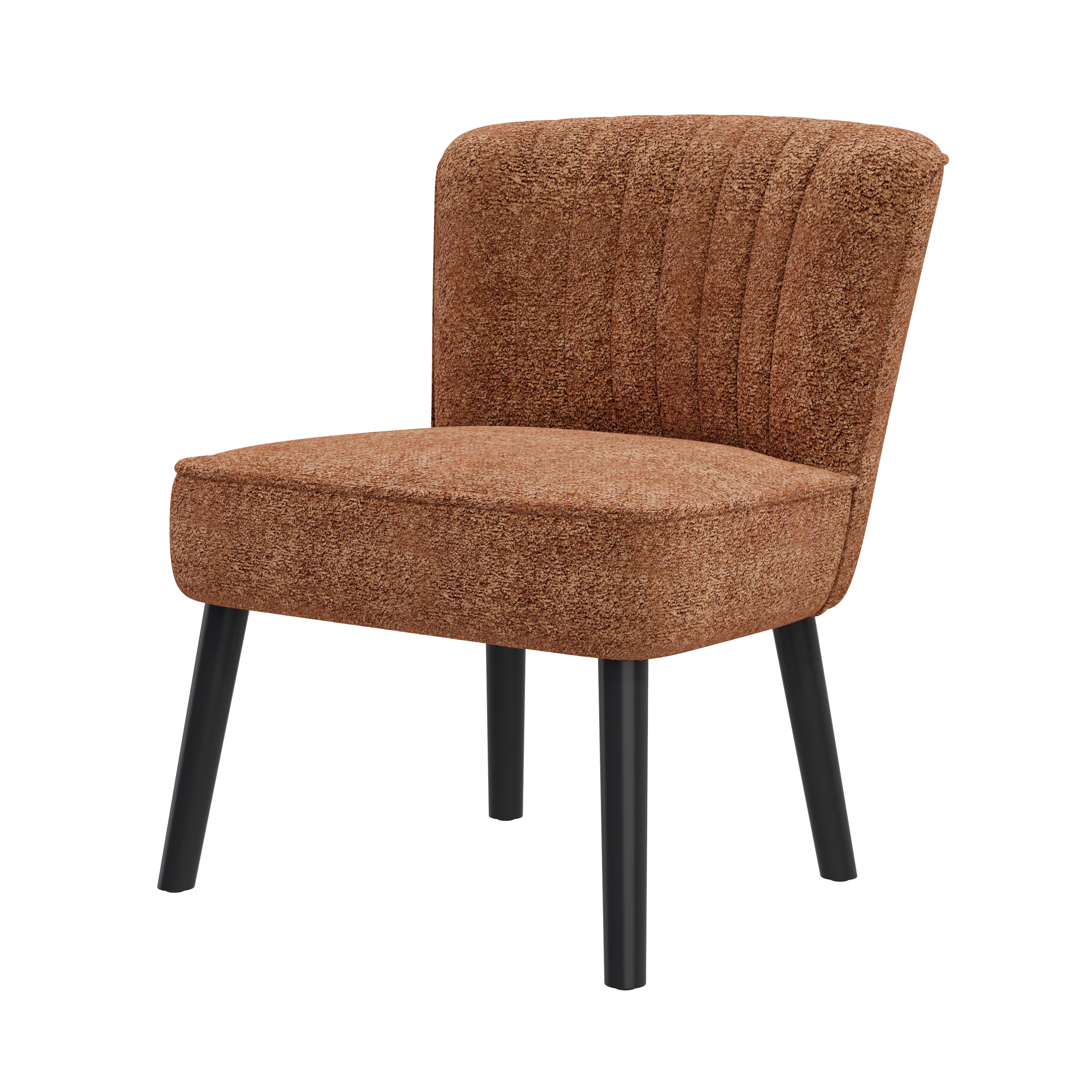 Moab Mid-Century Shellback Upholstered Accent Chair
