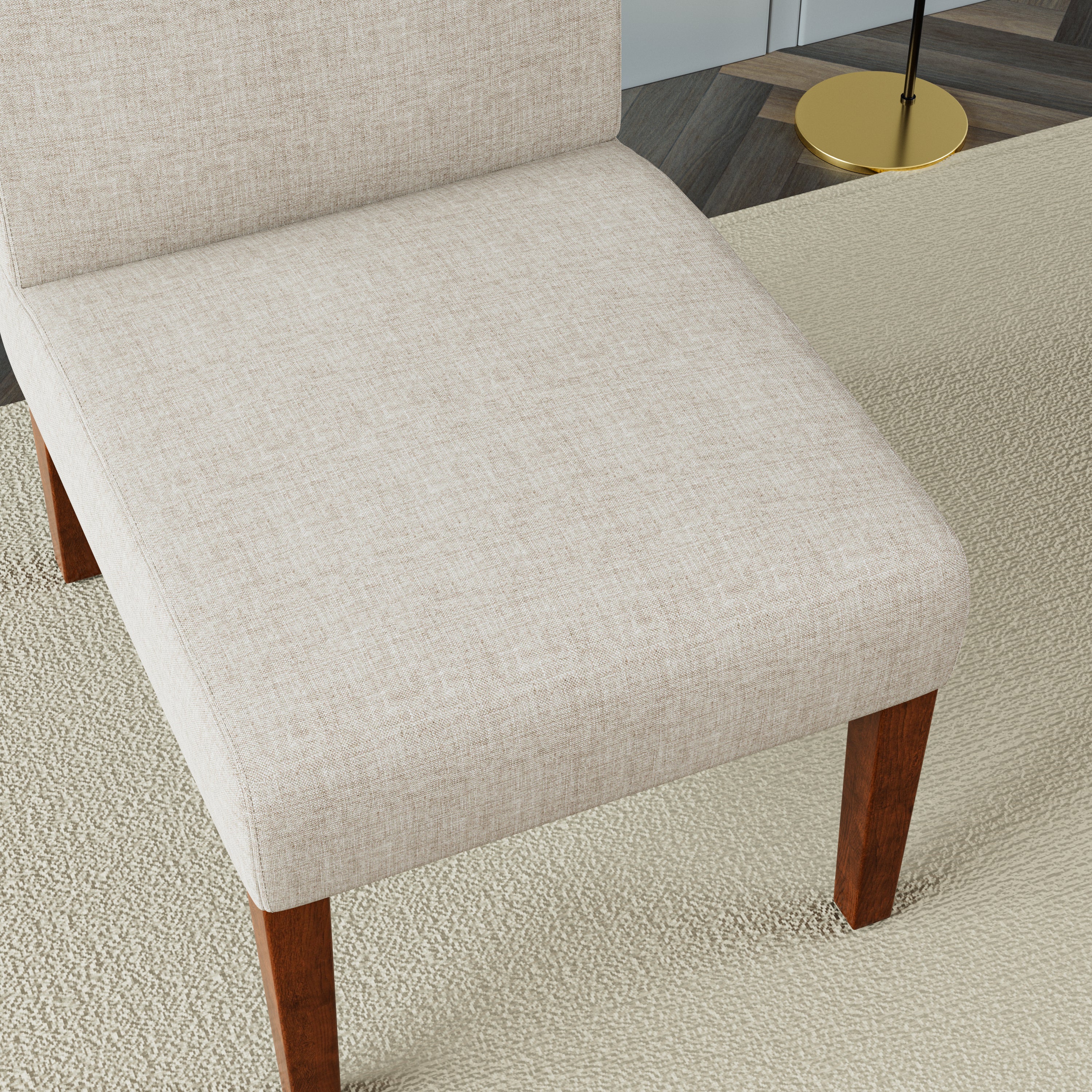 Moen 3-Piece Accent Chair with Round Wood Side Table Set