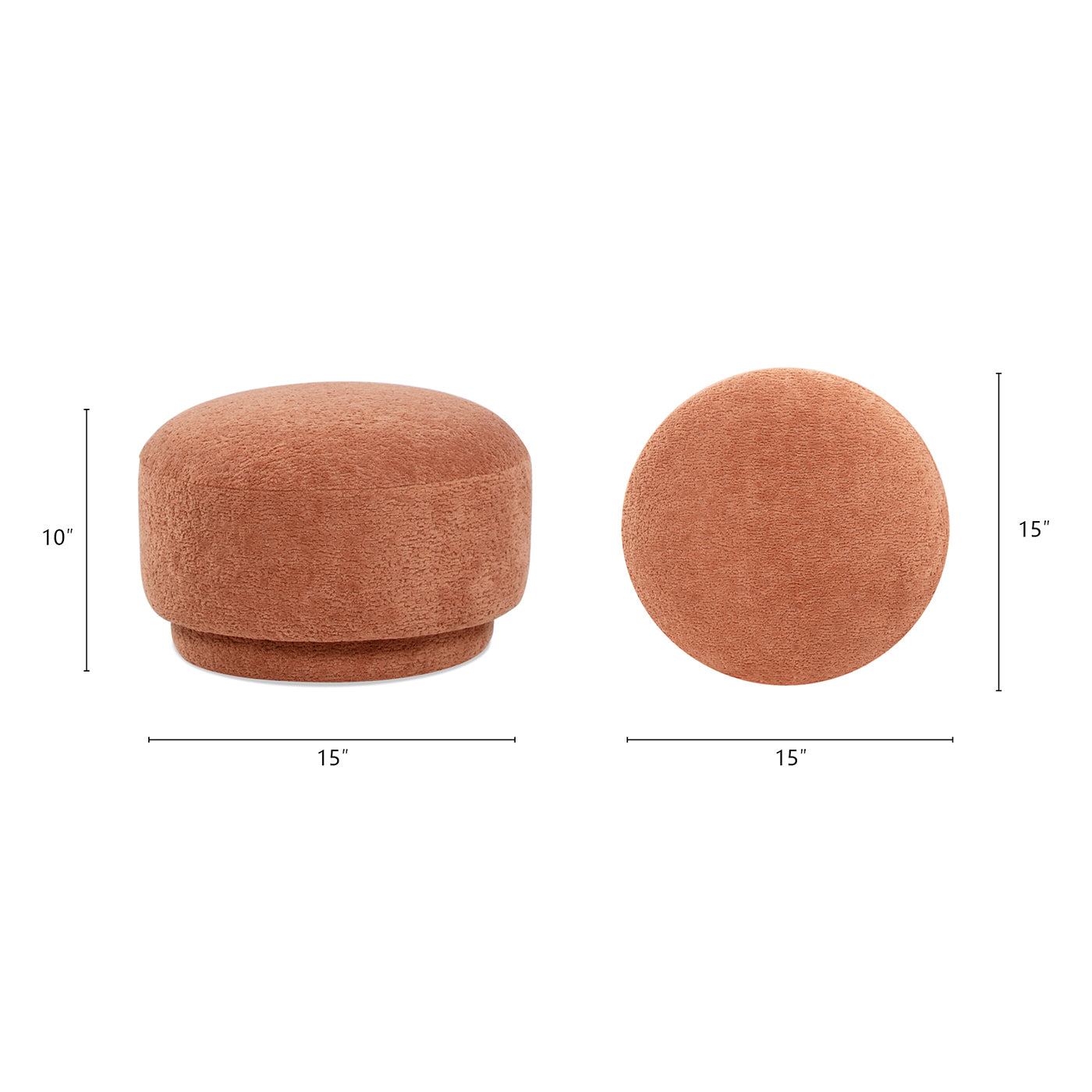 Monterey 15" Ottoman Footstool