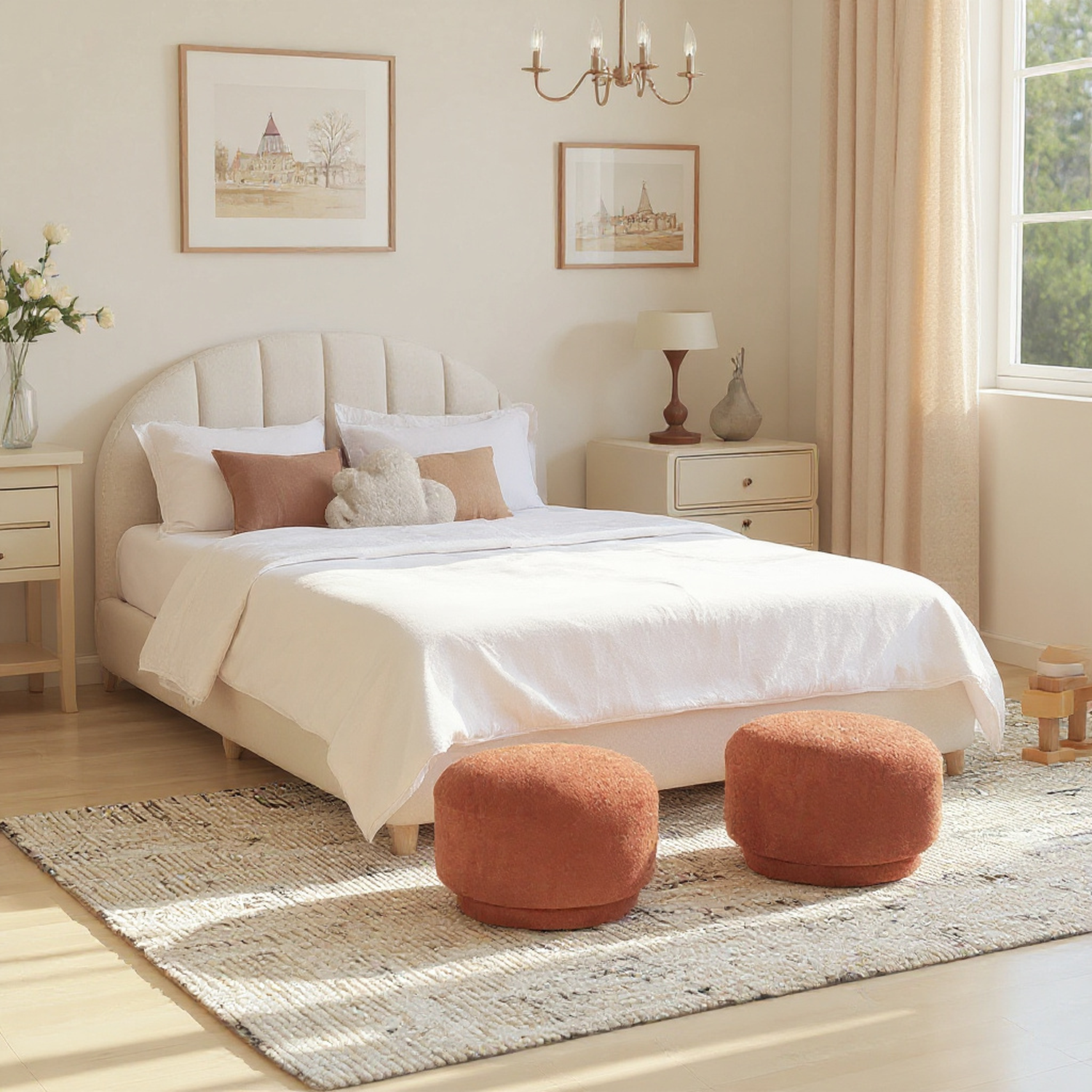 Monterey 15" Ottoman Footstool