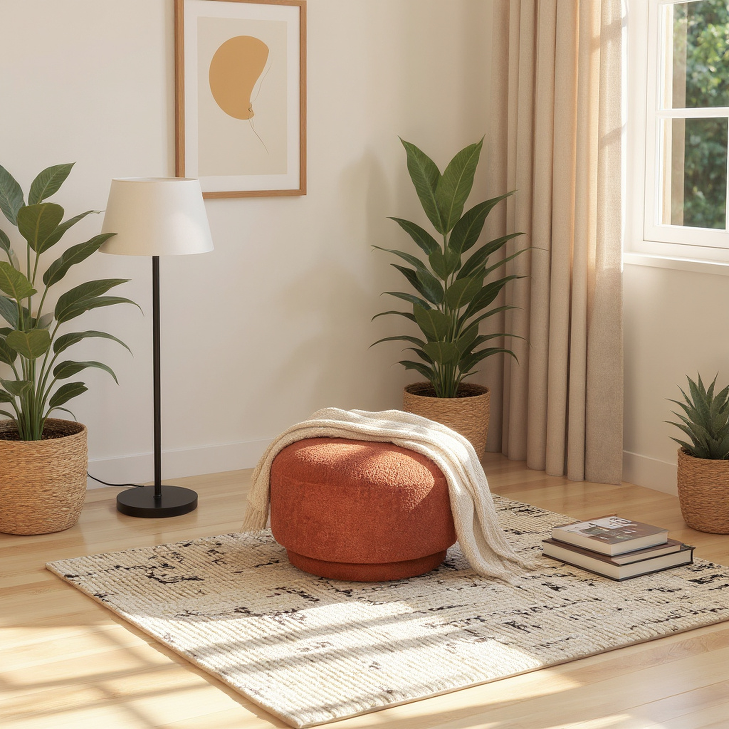 Monterey 15" Ottoman Footstool