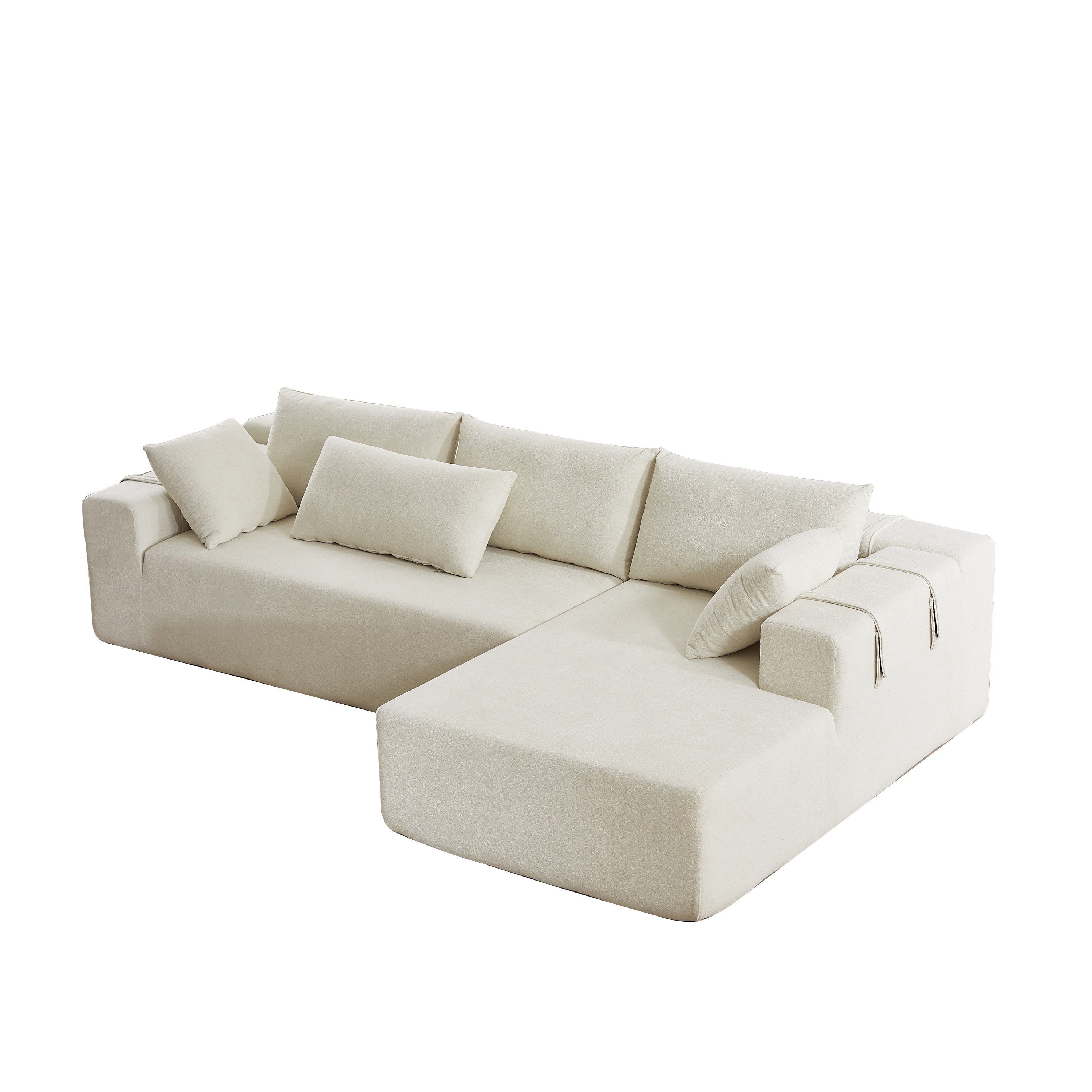 Nara Modular 108" L-Shaped Sectional Sofa