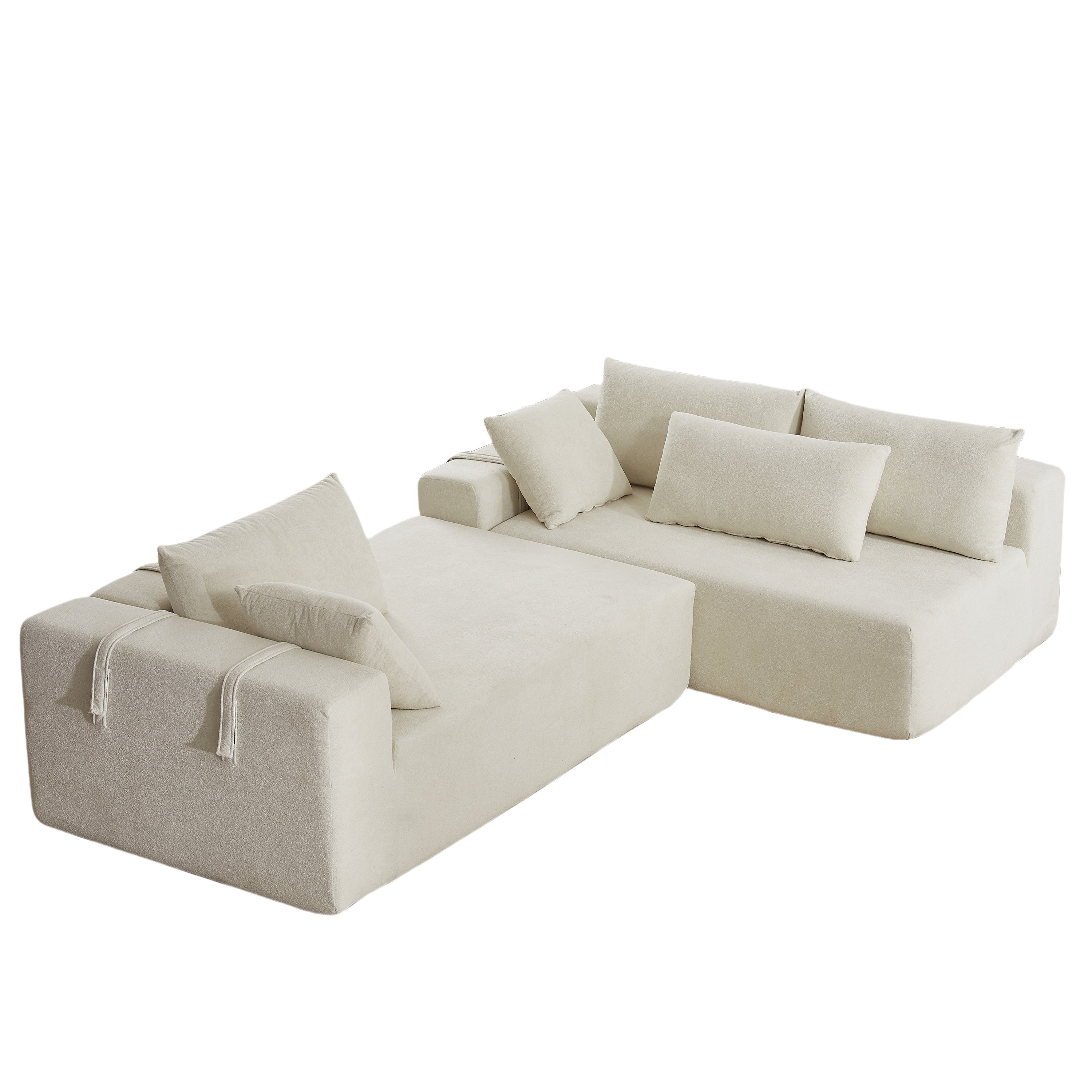 Nara Modular 108" L-Shaped Sectional Sofa