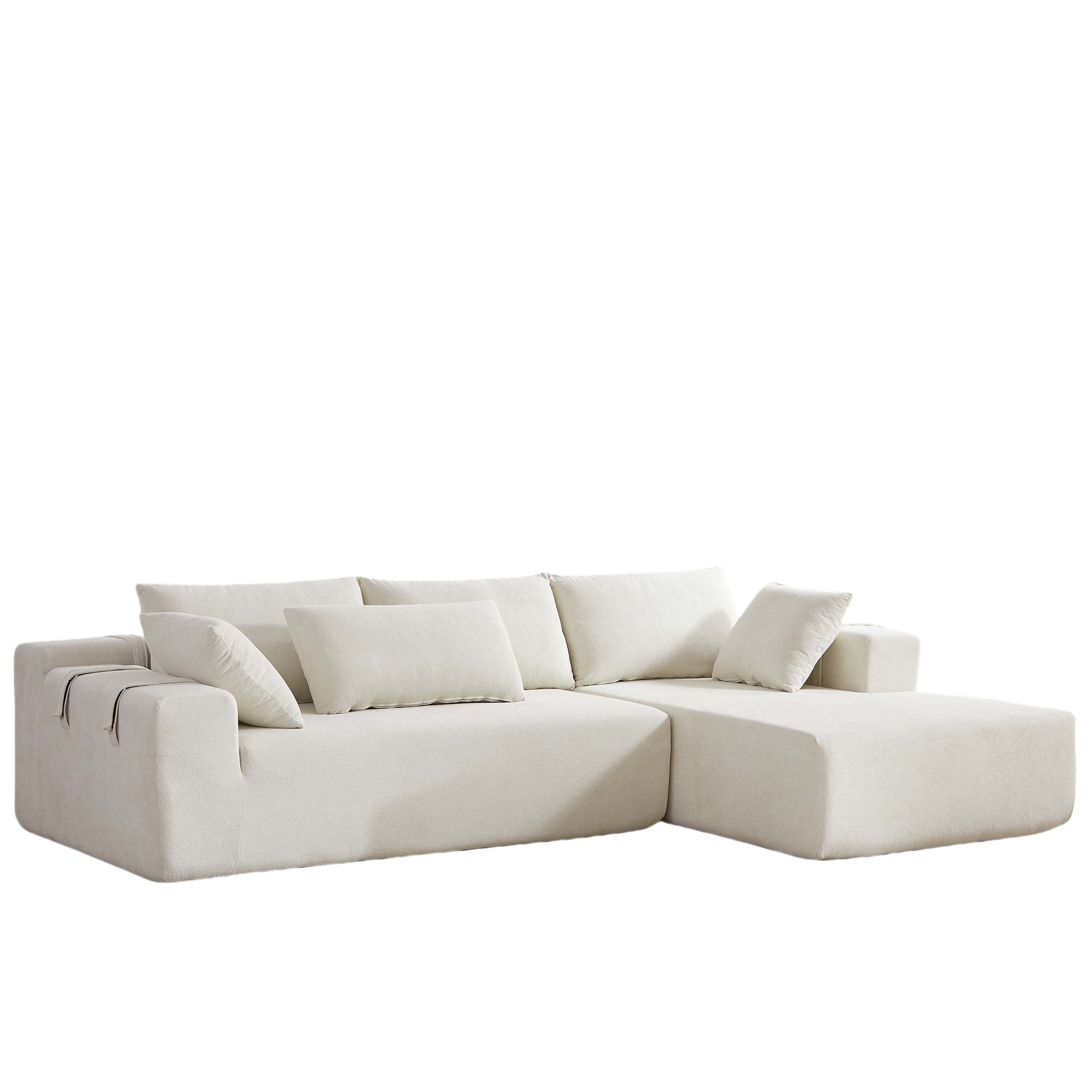 Nara Modular 108" L-Shaped Sectional Sofa
