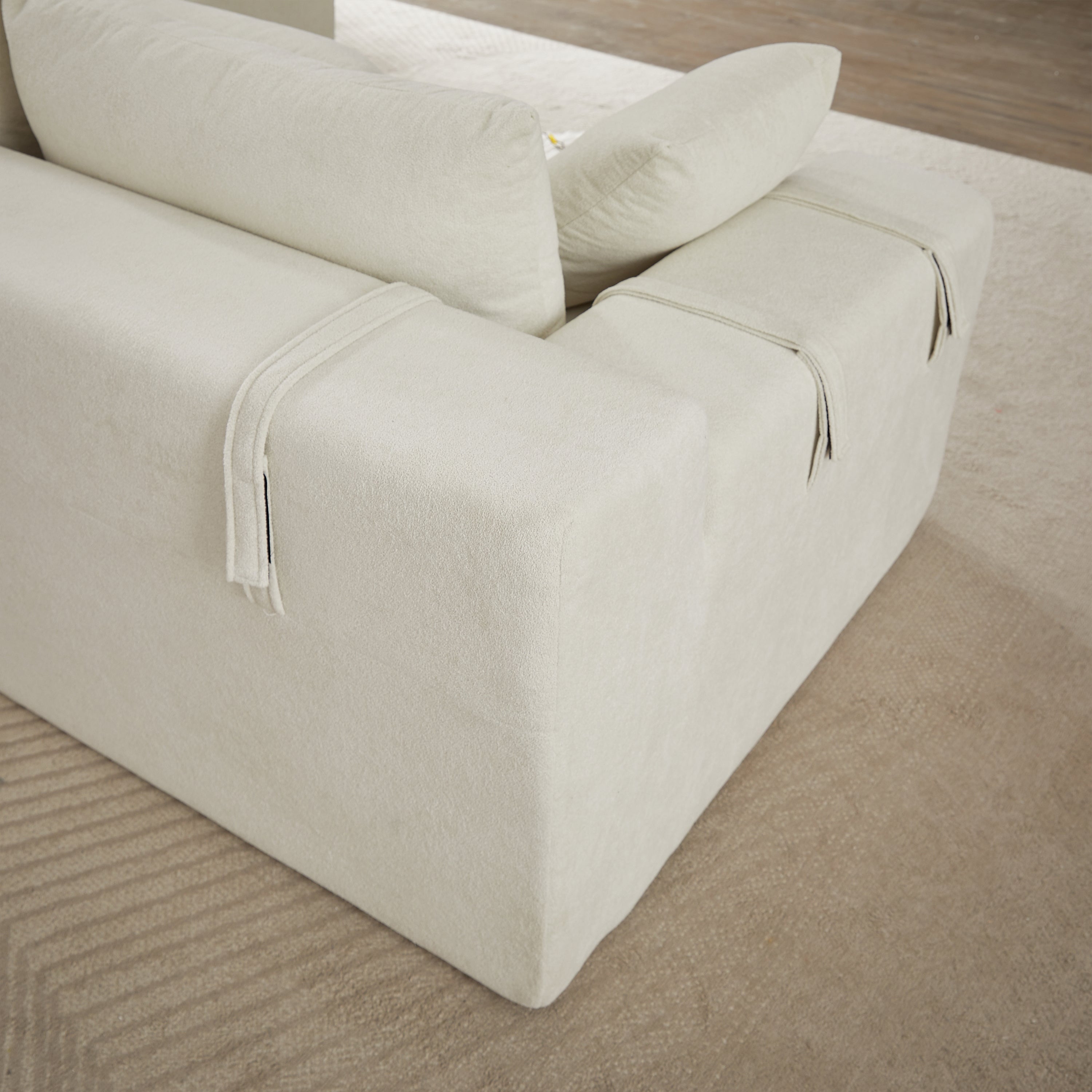 Nara Modular 108" L-Shaped Sectional Sofa