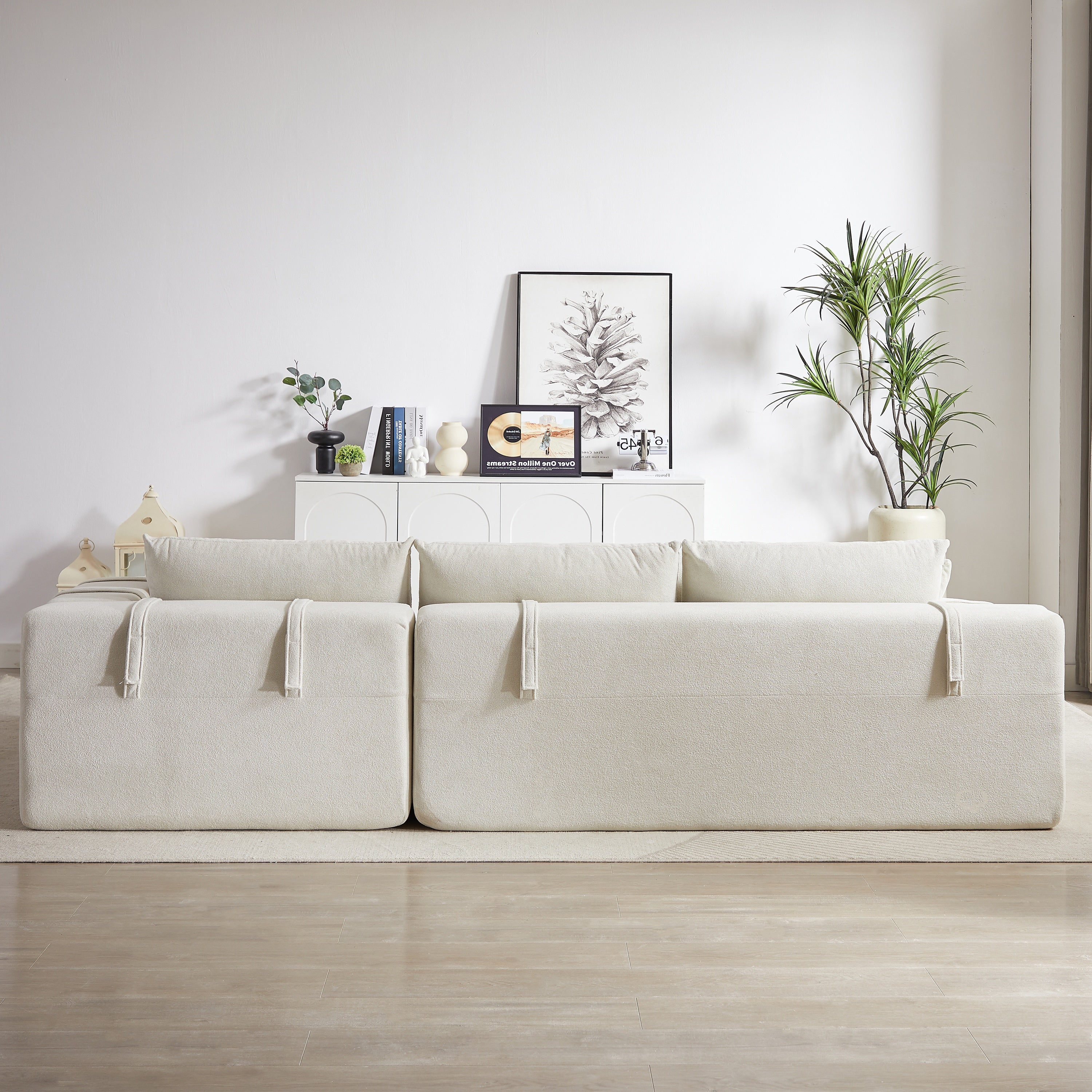 Nara Modular 108" L-Shaped Sectional Sofa