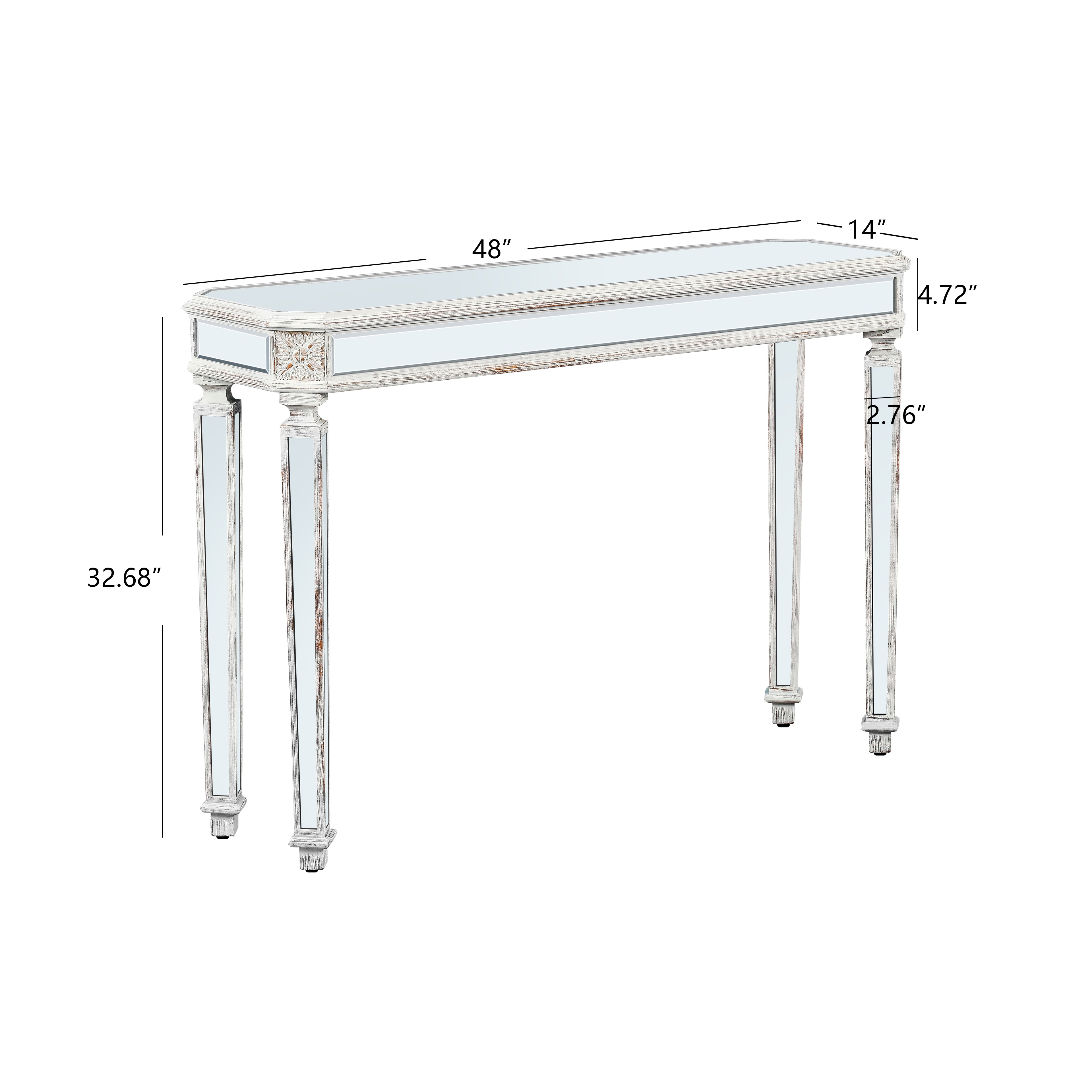 Porte Mirror Console Table