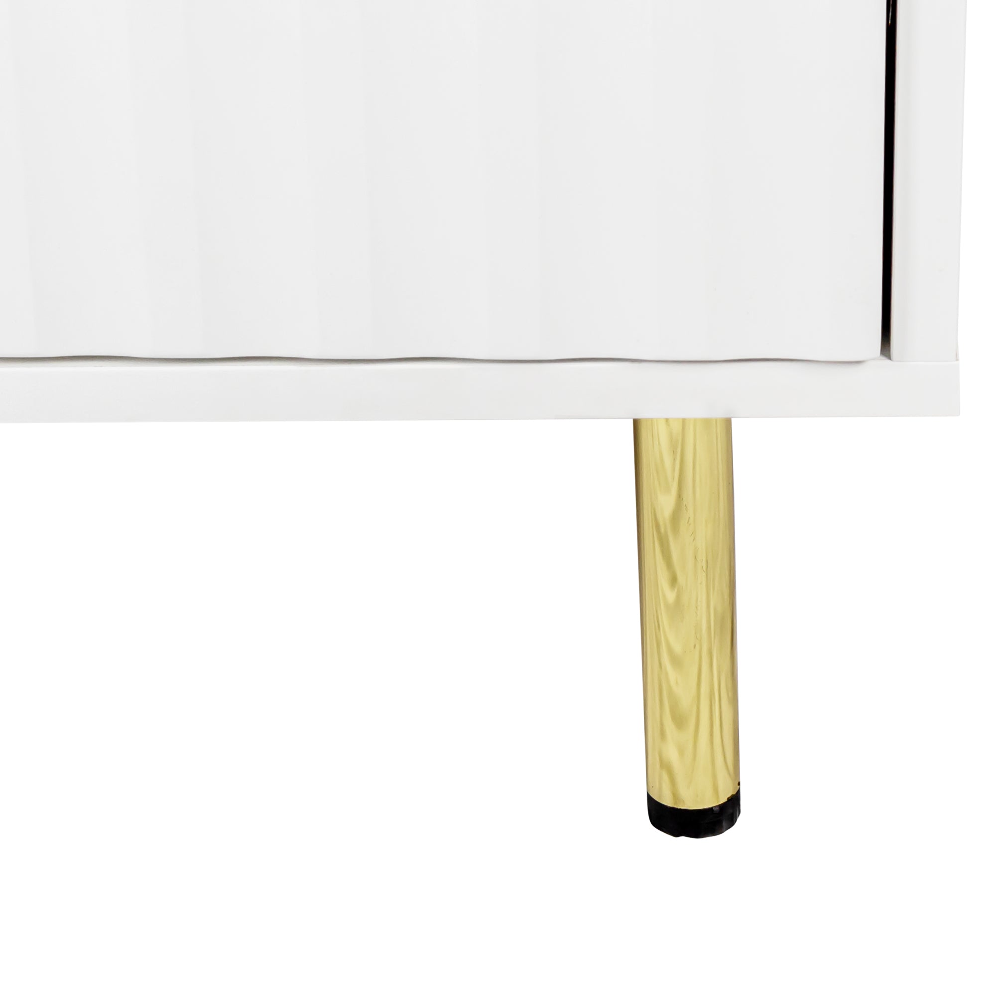 Tallinn 55" 3-Door Sideboard with Gold Handles